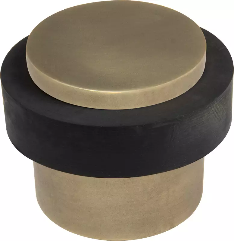 Floor Mount Door Stop - Round - 38mm - RB