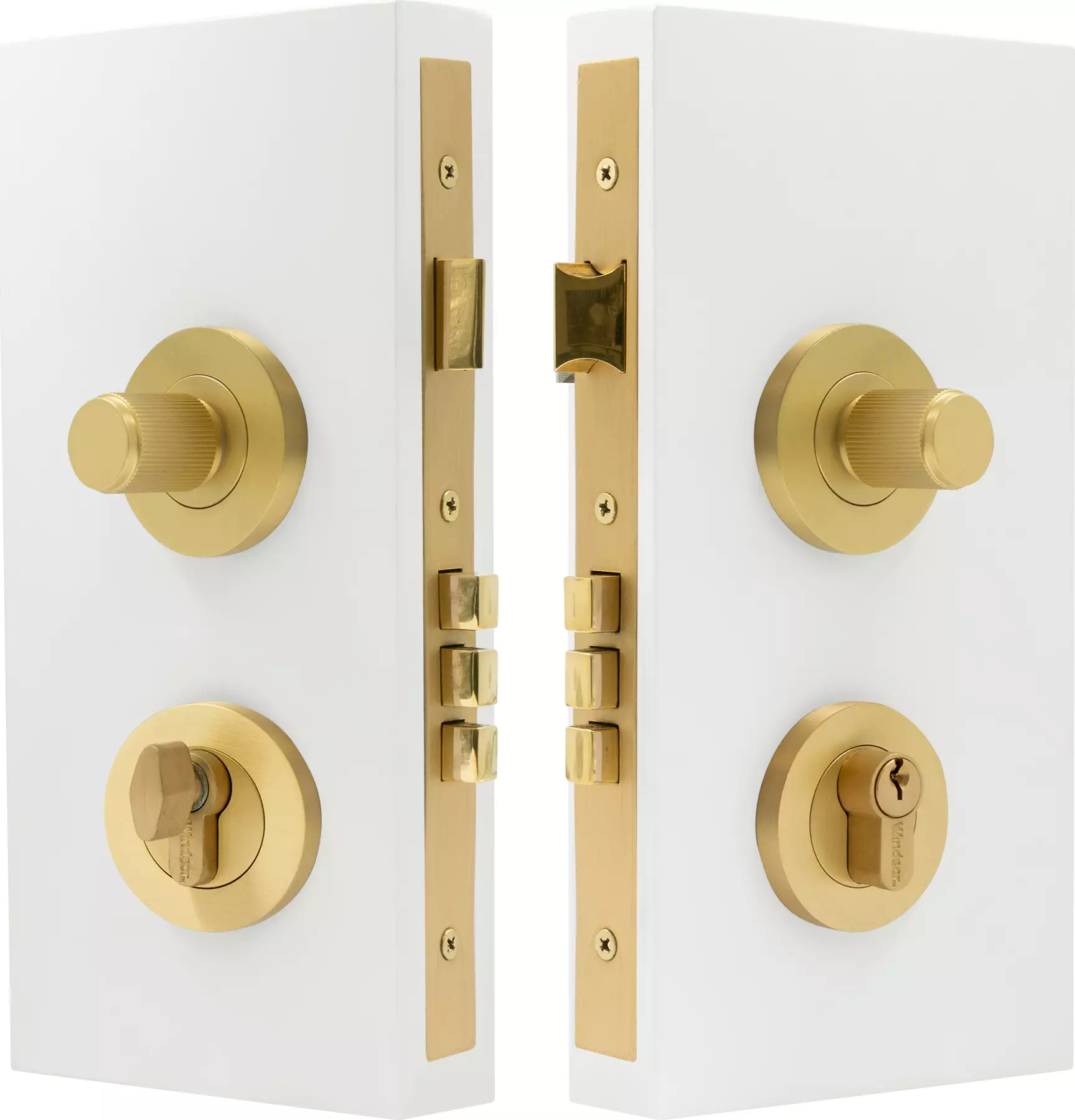 NIDO - Double Turn Lock Kit - Linear Knurl