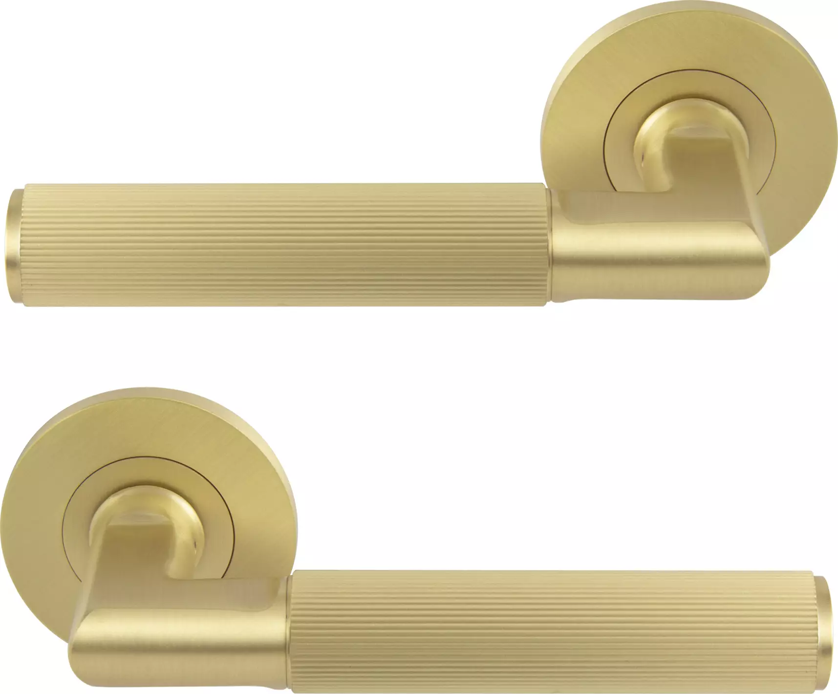 NIDO - Lumina Rose Lever Set - Linear Knurl - MSB