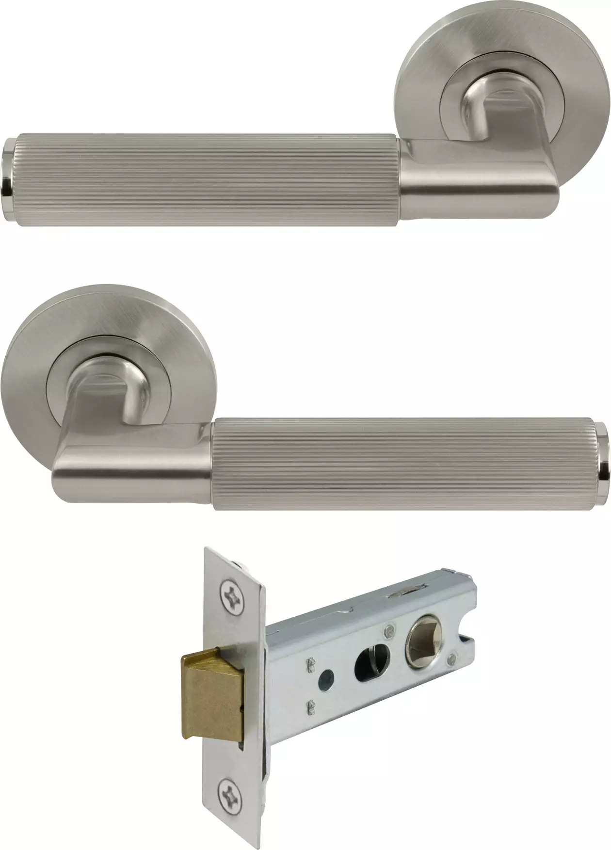 NIDO - Lumina Rose Passage Set - Linear Knurl - BN