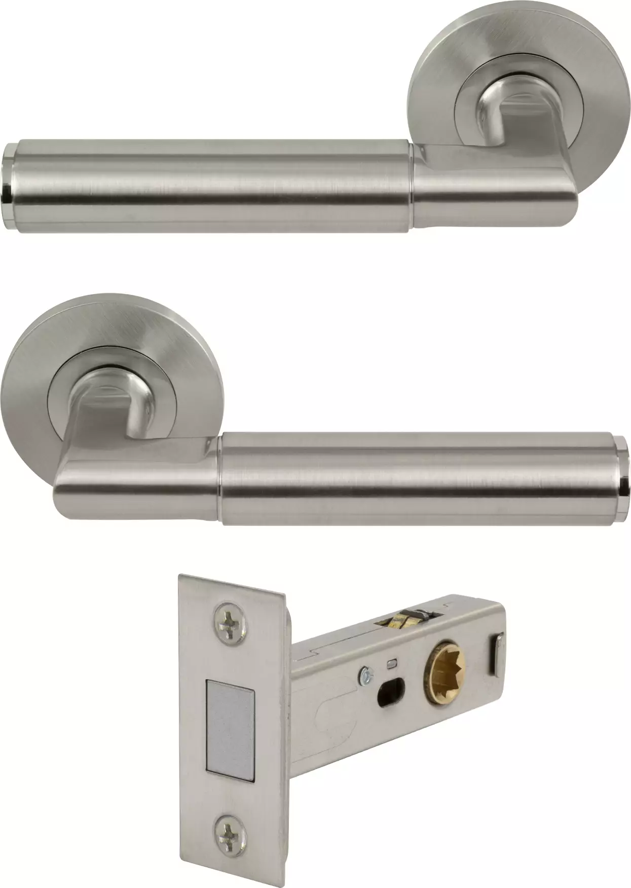 NIDO - Lumina Rose Passage Set - Magn. Latch - Plain - BN