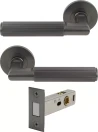 NIDO - Lumina Rose Passage Set - Magn. Latch - Linear Knurl - GN