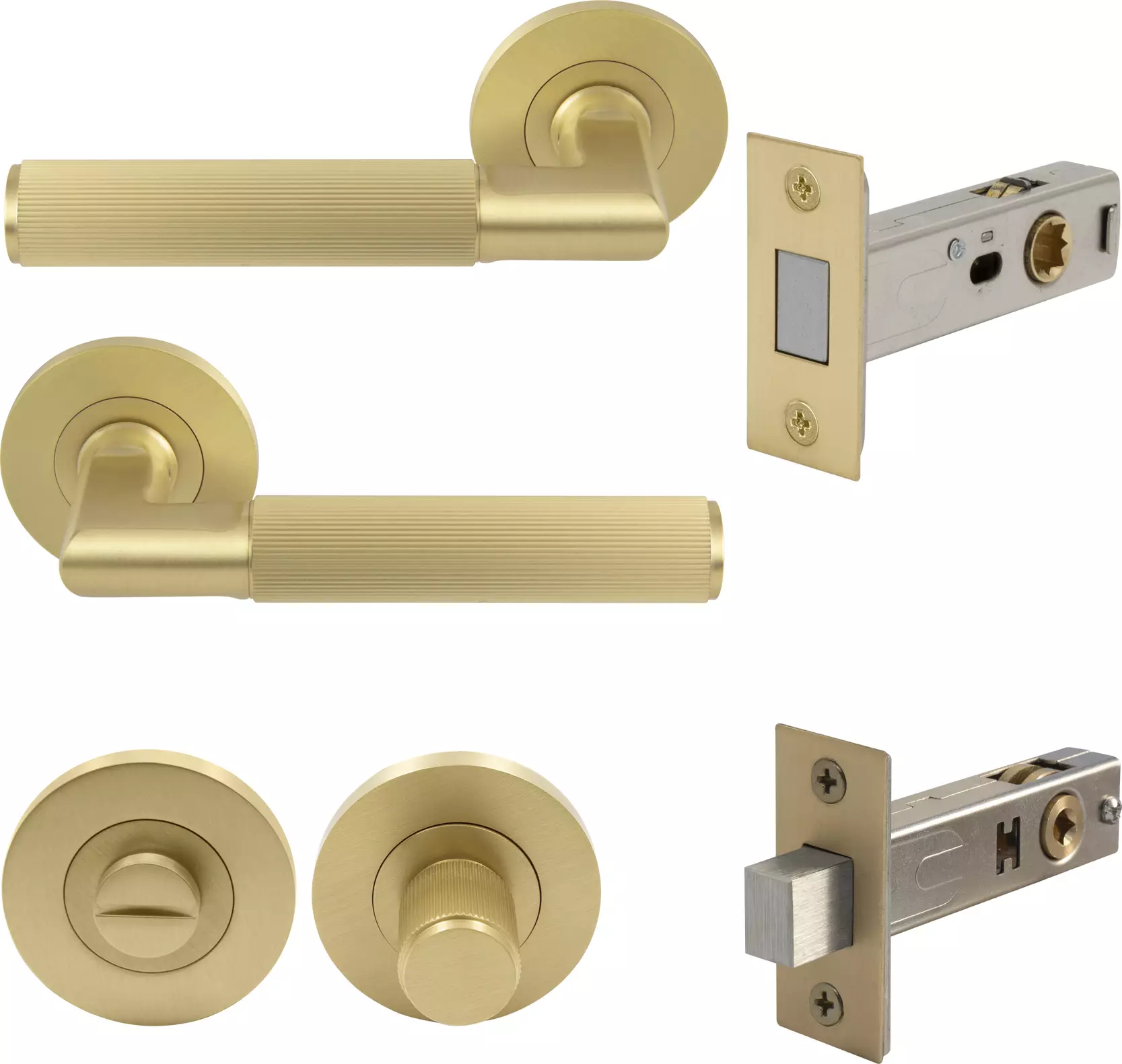 NIDO - Lumina Rose Privacy Set - Magn. Latch - Linear Knurl - MSB