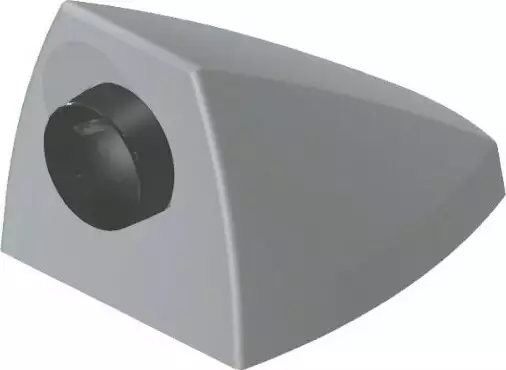 Impact Door Stop with Cover - BLK / PC