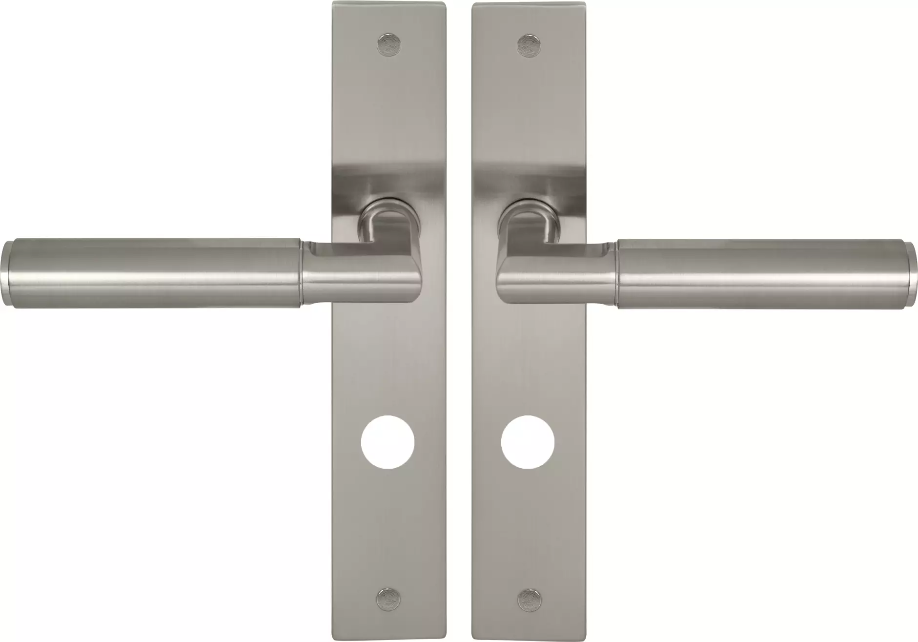Lumina Longplate Privacy Handles - Plain - BN