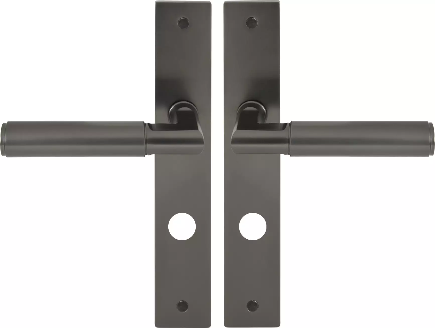 Lumina Longplate Privacy Handles - Plain - GN