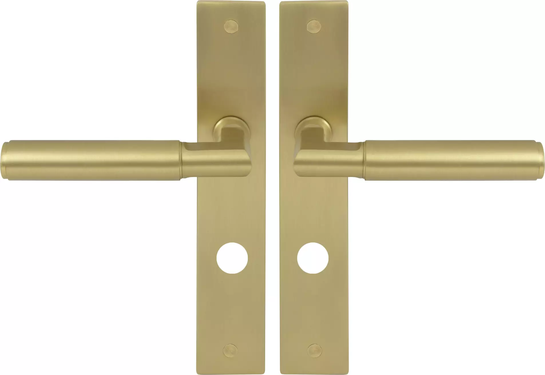 Lumina Longplate Privacy Handles - Plain - MSB