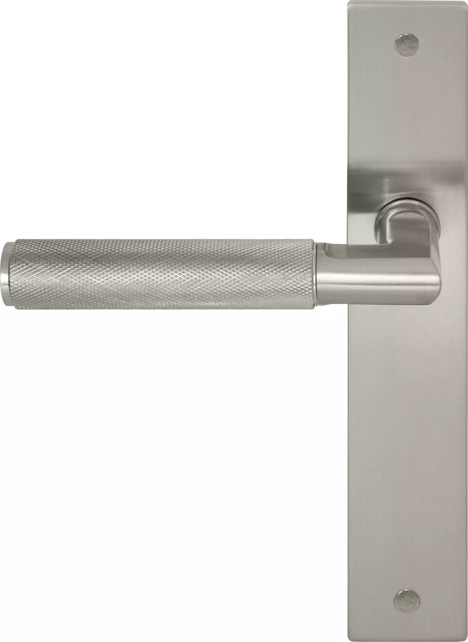 Lumina Longplate Dummy Lever RH - Diamond Knurl   - BN
