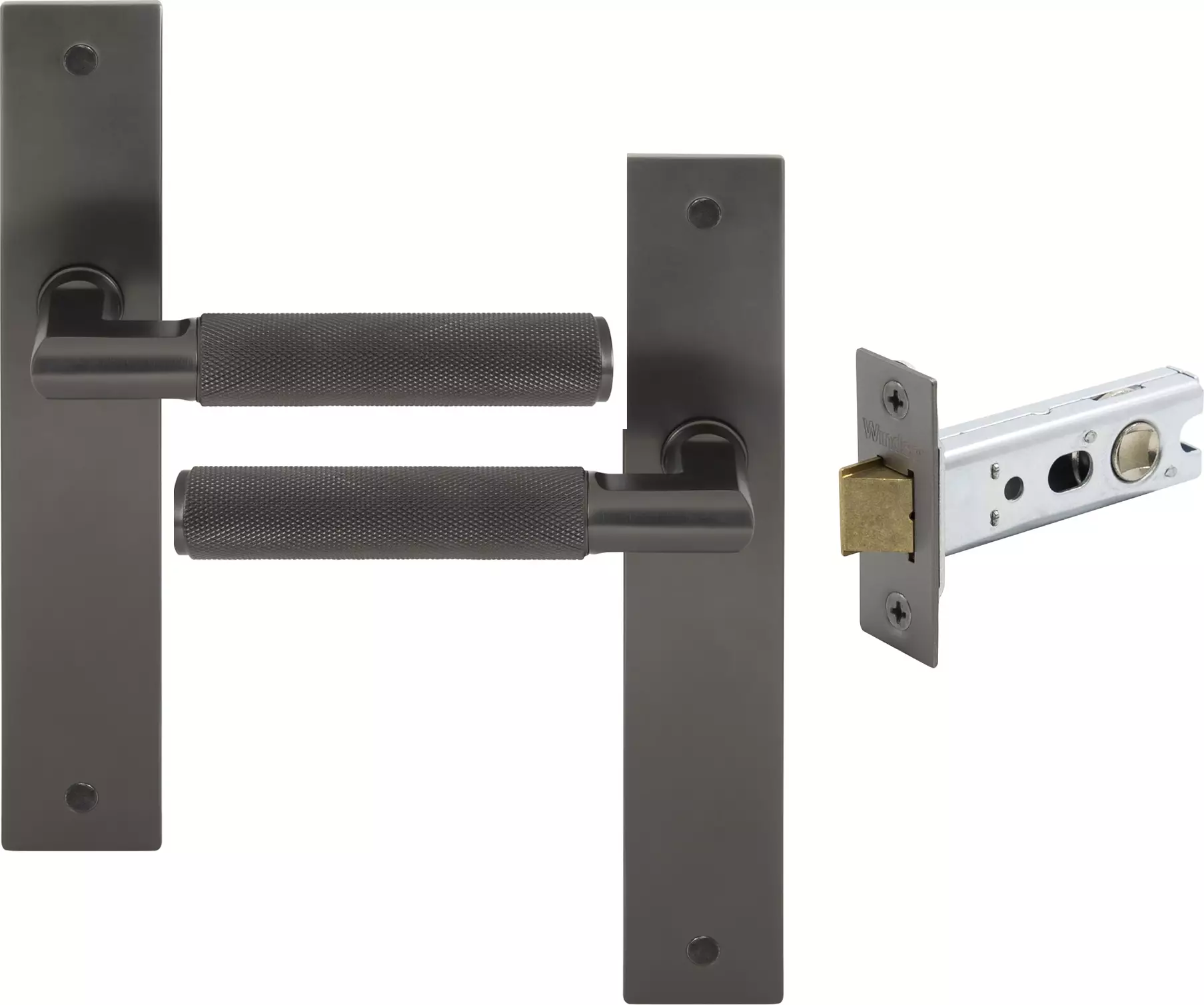 Lumina Longplate Passage Set - Diamond Knurl   - GN