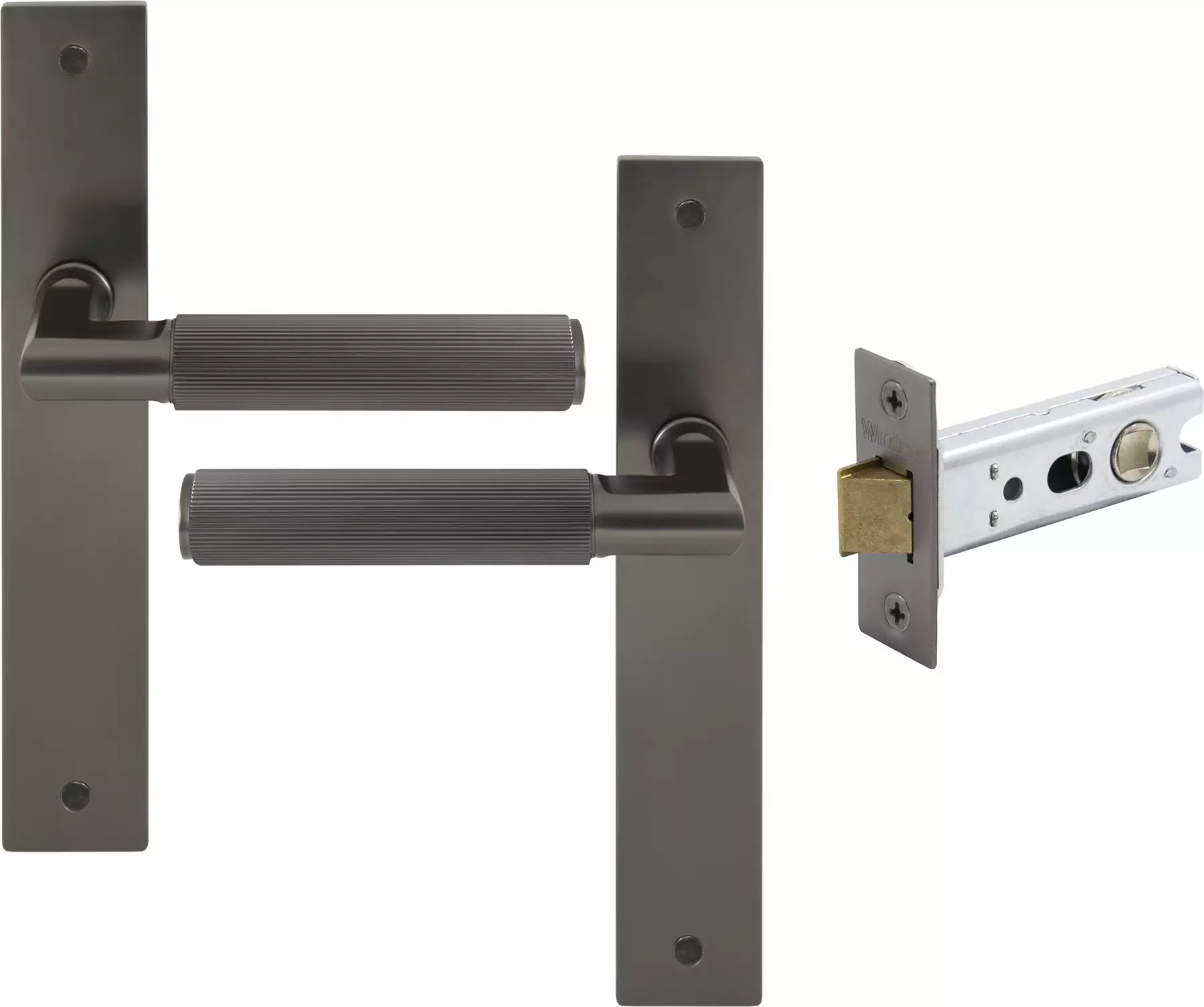 Lumina Longplate Passage Set - Linear Knurl - GN