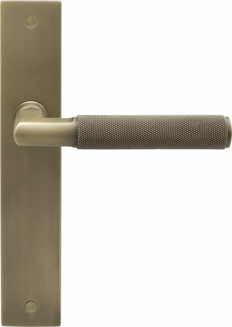 Lumina Longplate Dummy Lever LH - Diamond Knurl   - RB