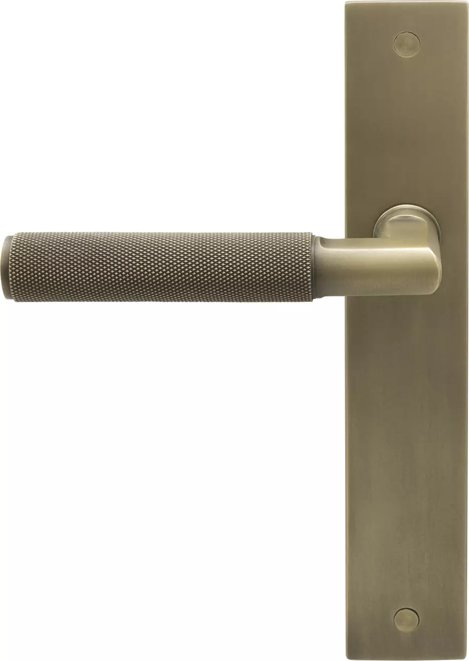 Lumina Longplate Dummy Lever RH - Diamond Knurl   - RB