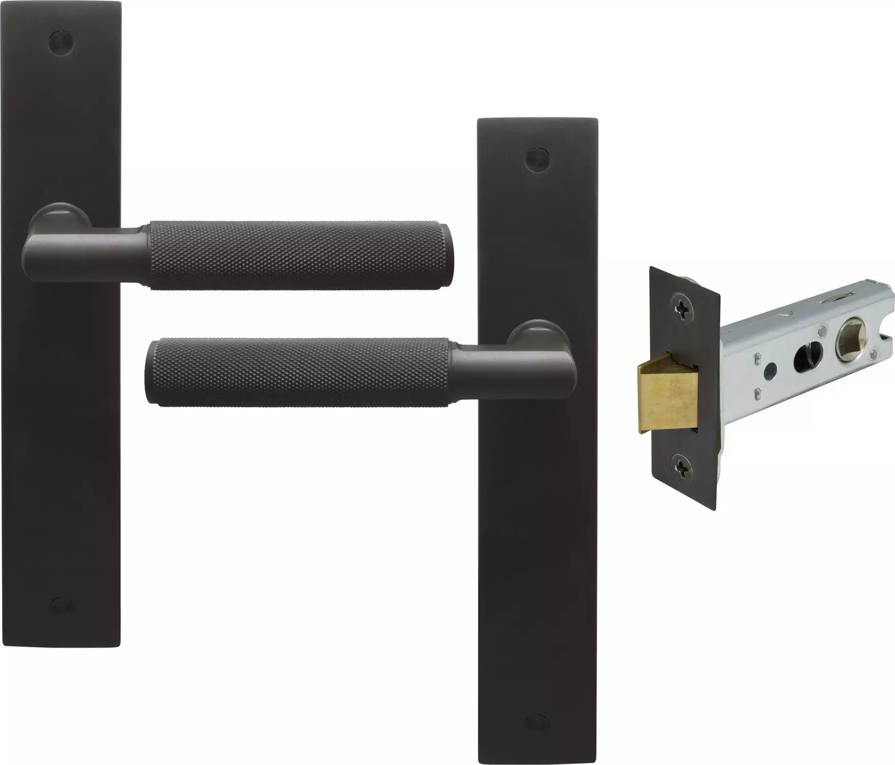 Lumina Longplate Passage Set - Diamond Knurl   - DRB