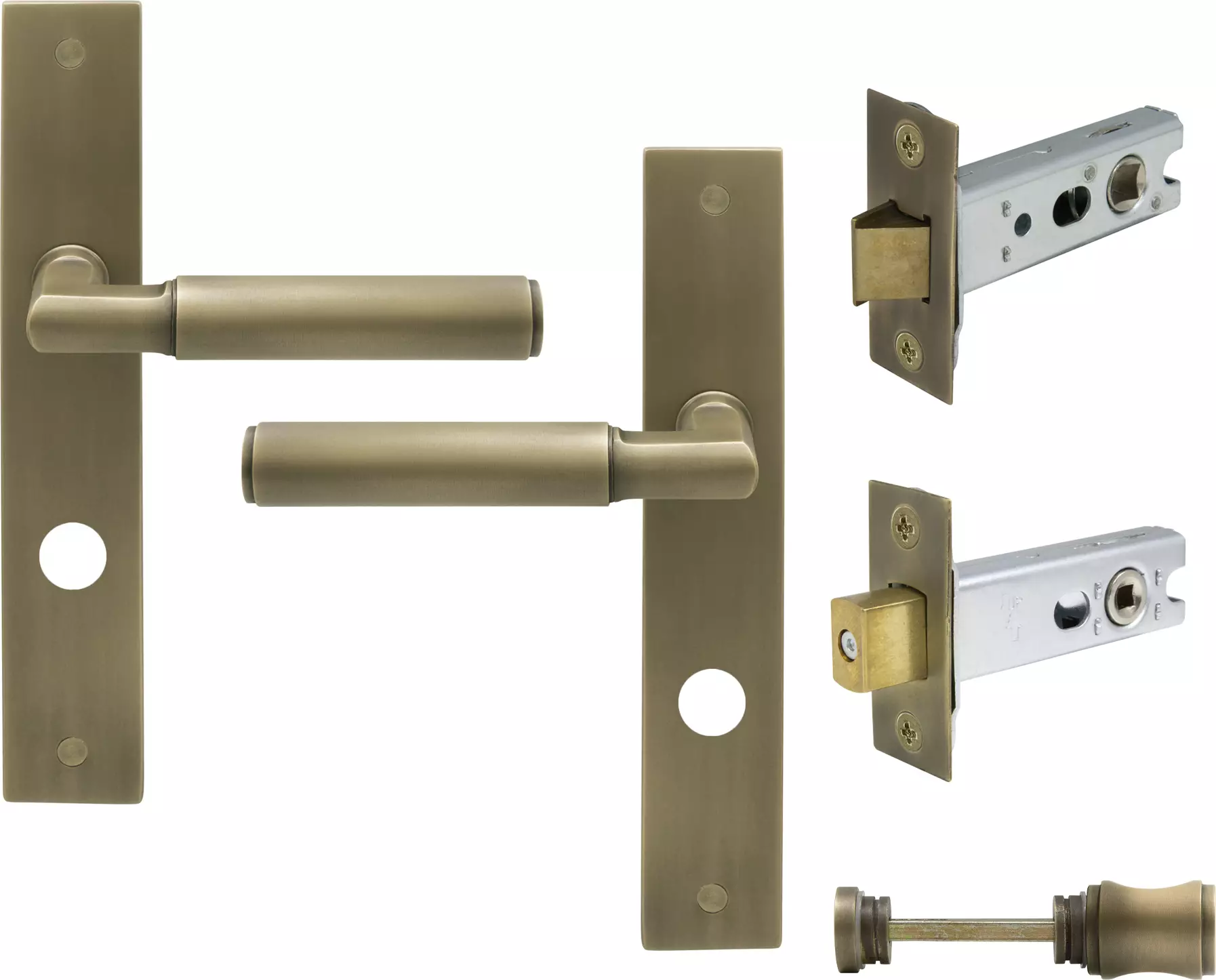 Lumina Longplate Privacy Set - Plain - RB