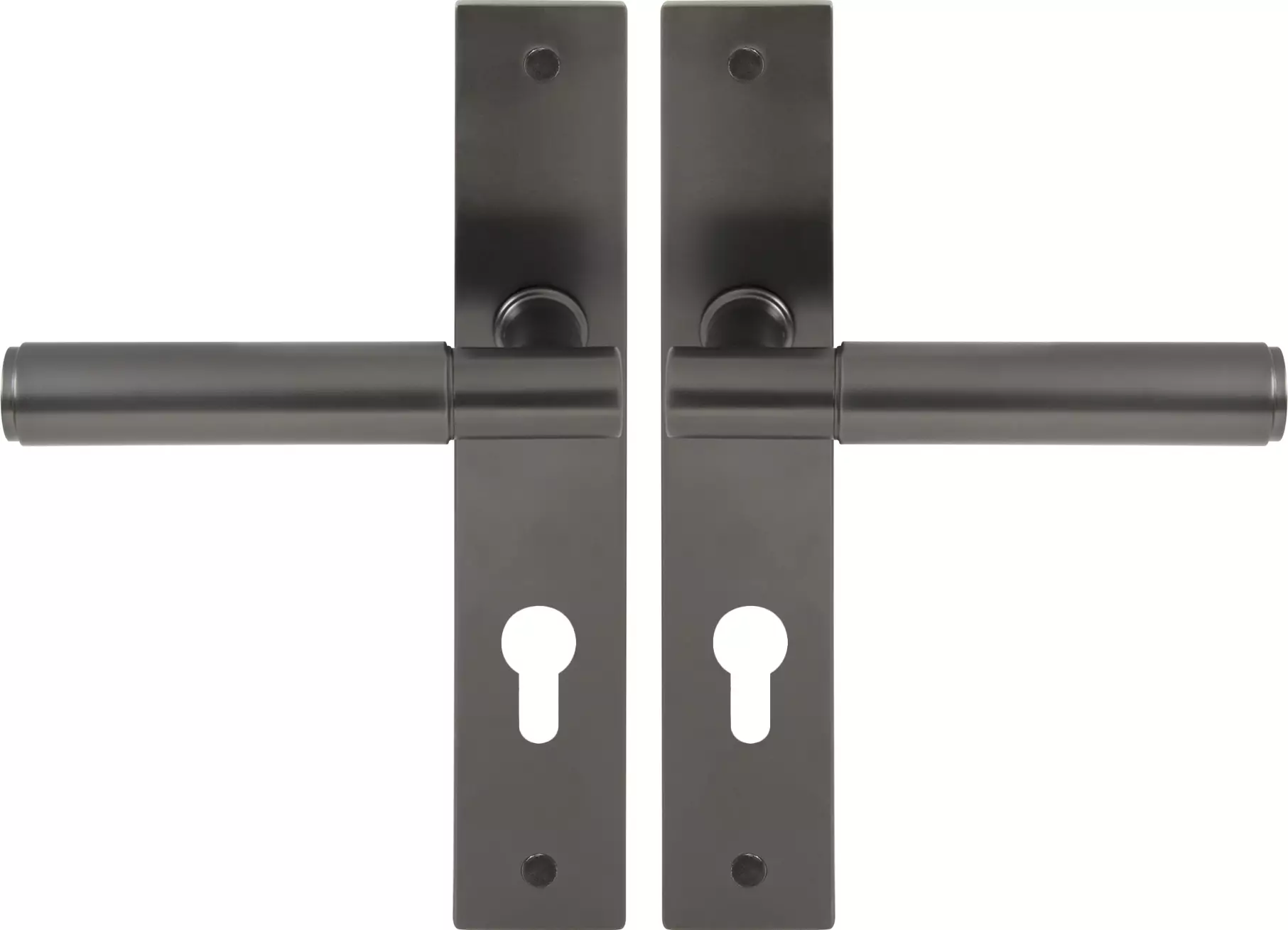 Verge Longplate Euro Handles - Plain - GN