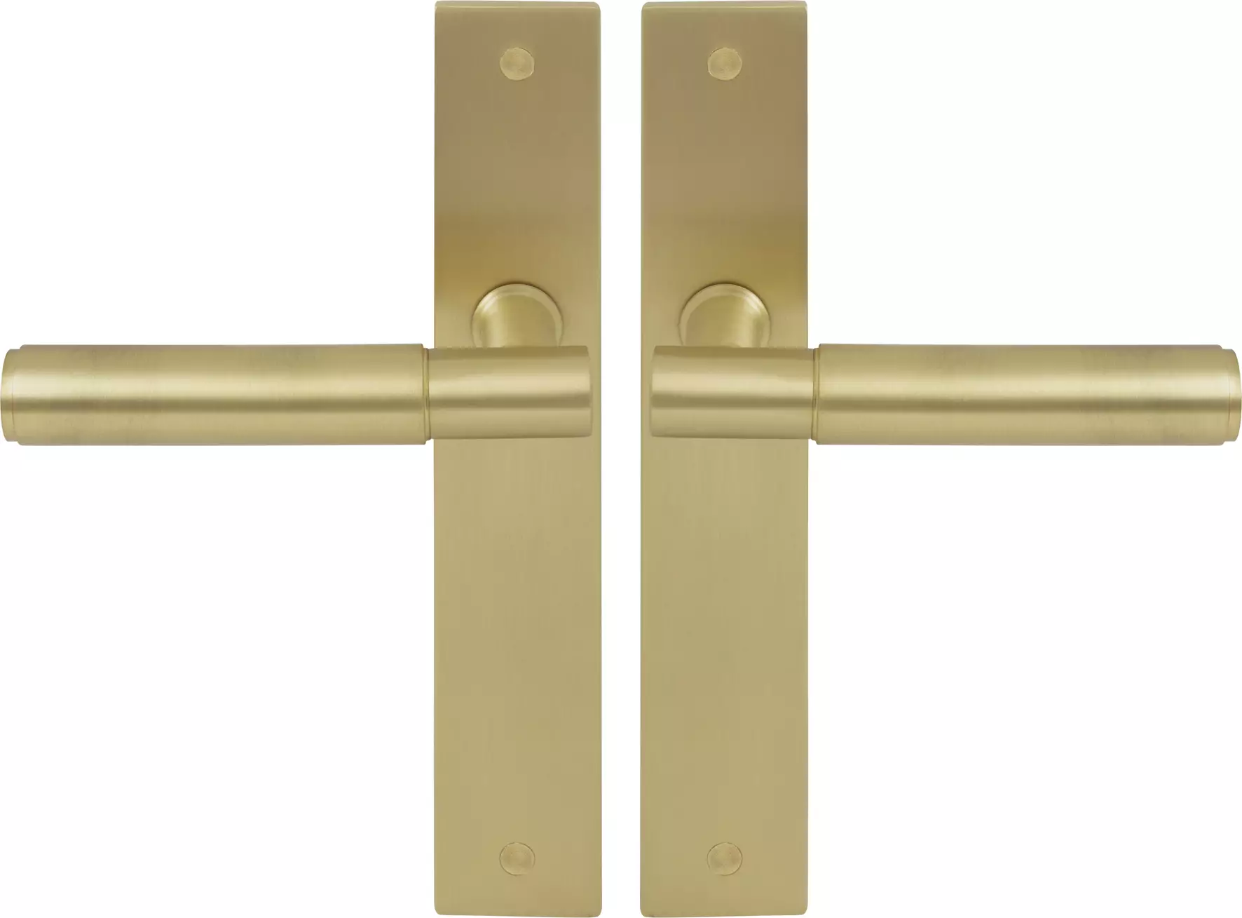 Verge Longplate Lever Set - Plain - MSB