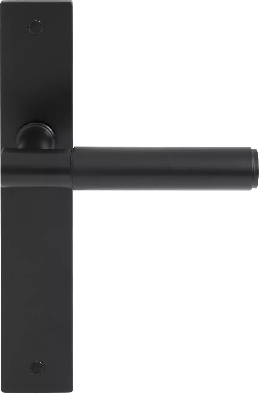 Verge Longplate Dummy Lever LH - Plain - BLK