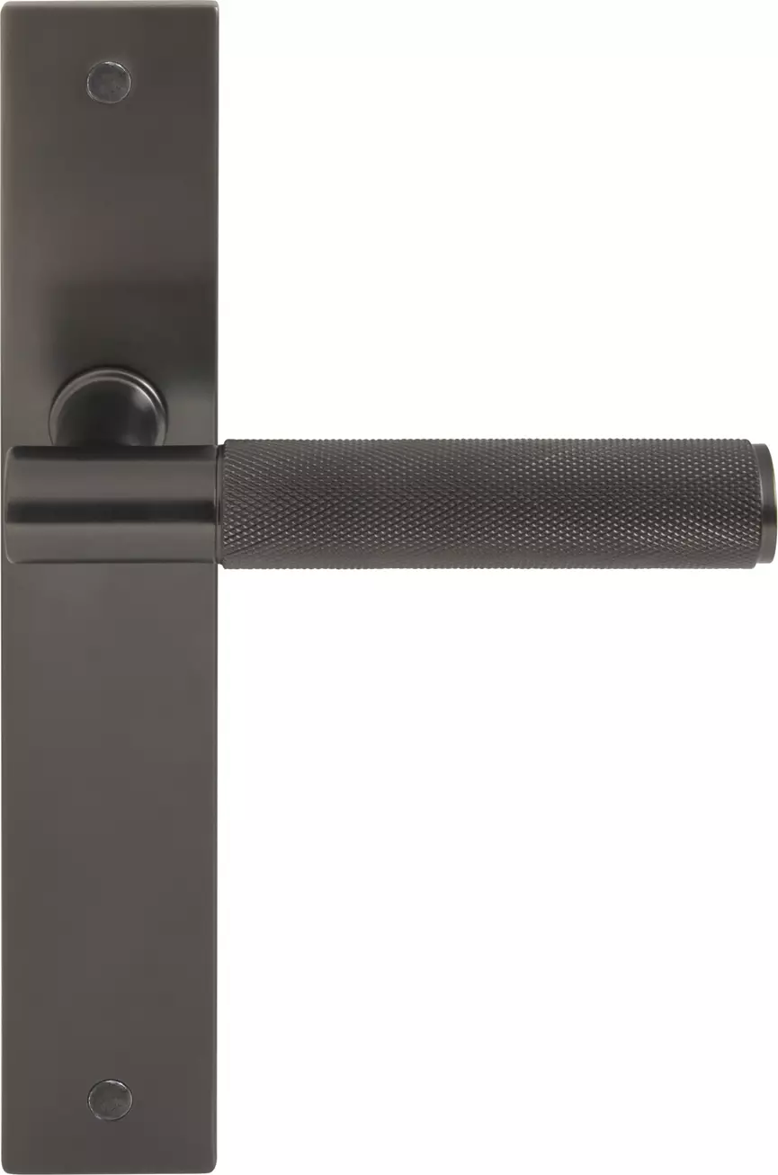 Verge Longplate Dummy Lever LH - Diamond Knurl - GN