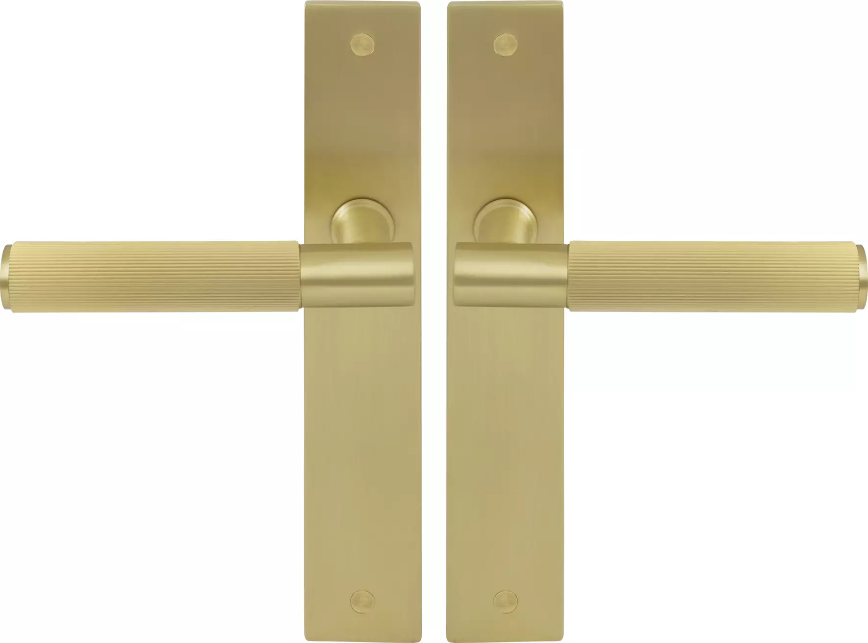 Verge Longplate Lever Set - Linear Knurl - MSB