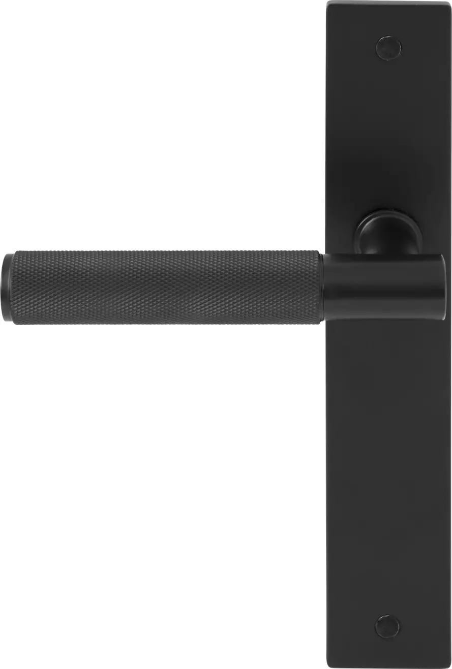 Verge Longplate Dummy Lever RH - Diamond Knurl - BLK