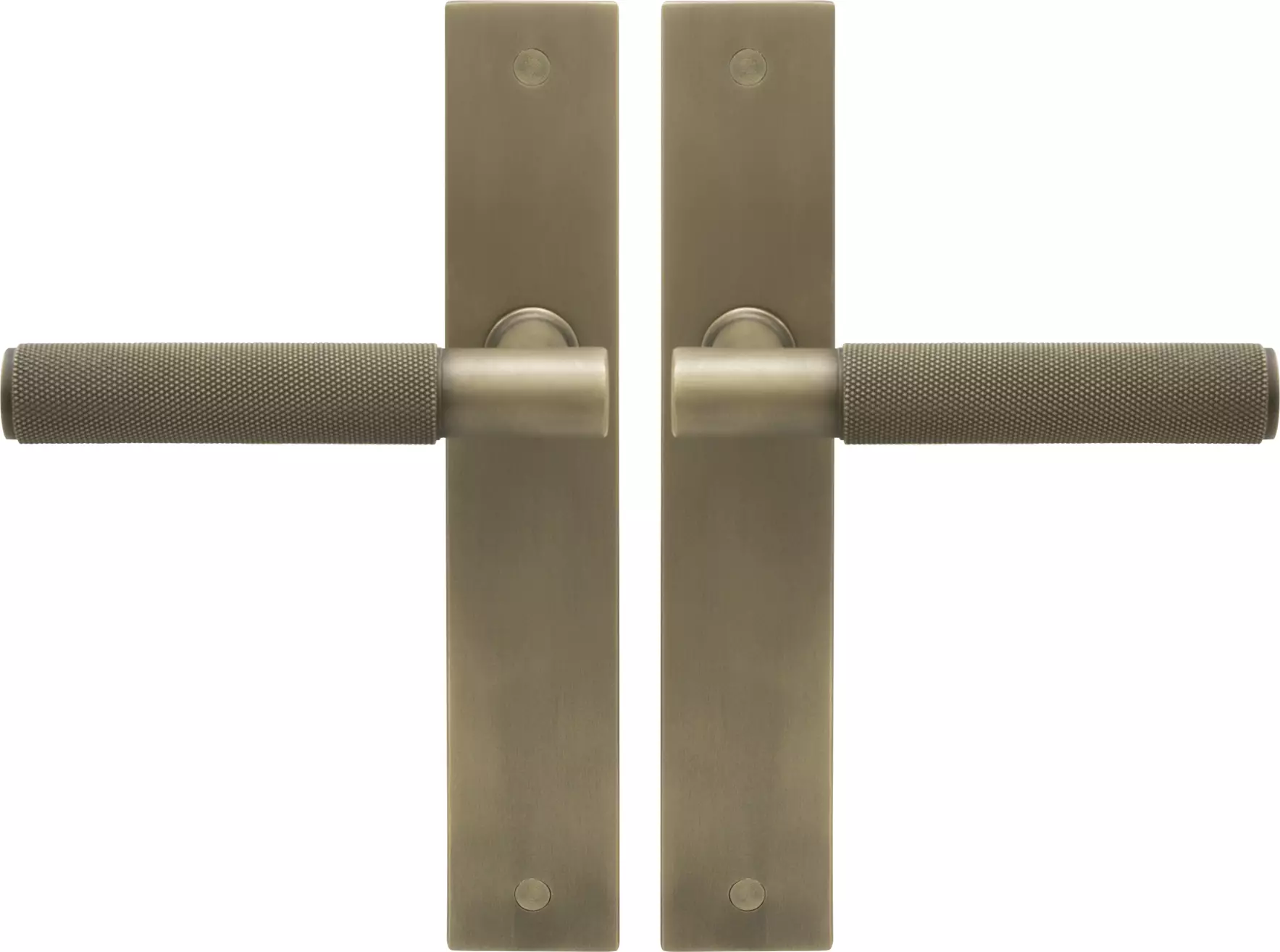 Verge Longplate Lever Set - Diamond Knurl - RB