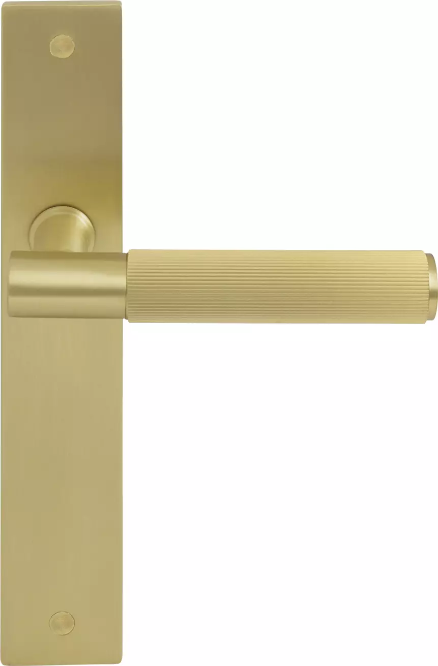 Verge Longplate Dummy Lever LH - Linear Knurl Knurl - MSB