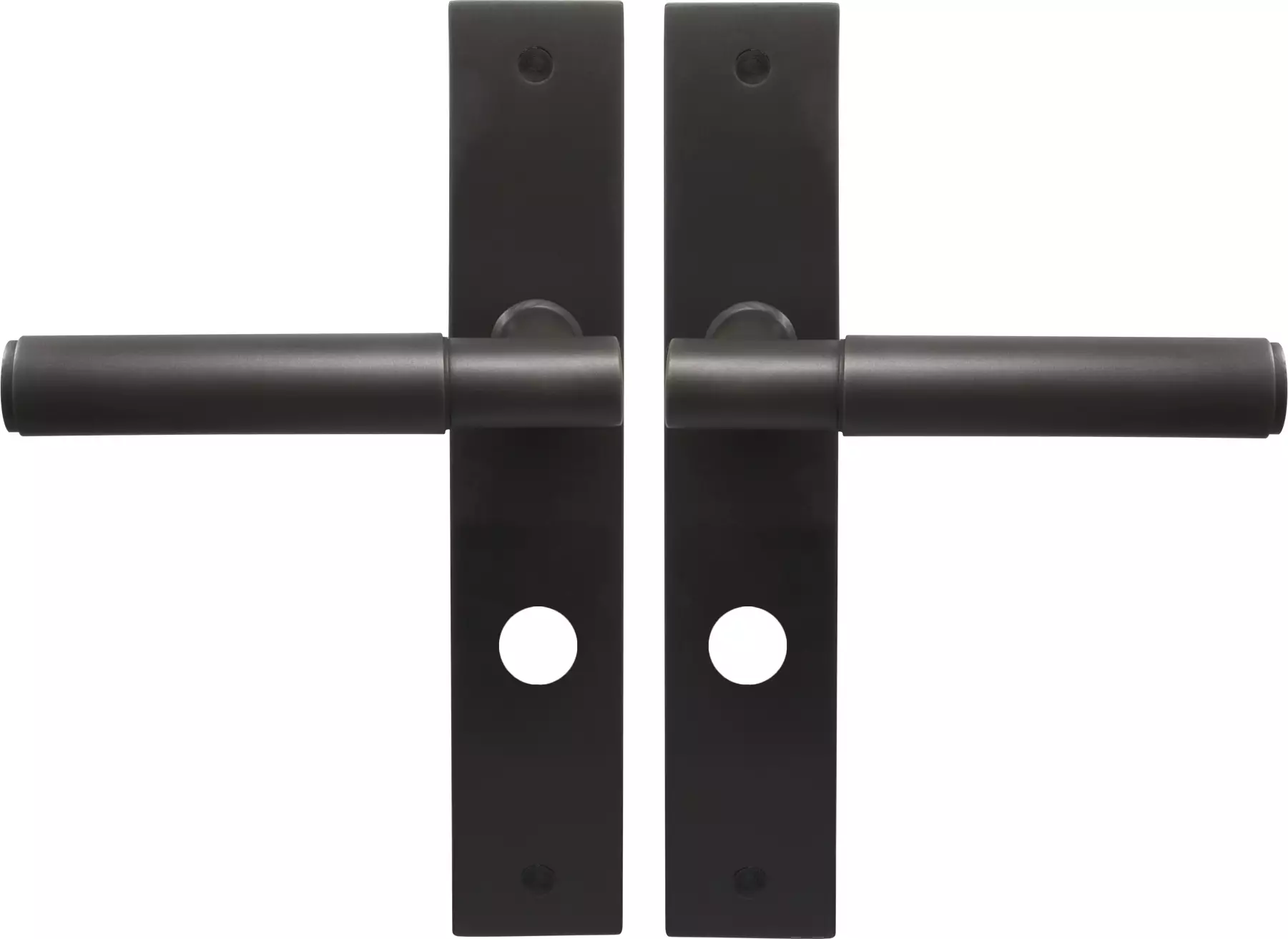 Verge Longplate Privacy Handles - Plain - DRB