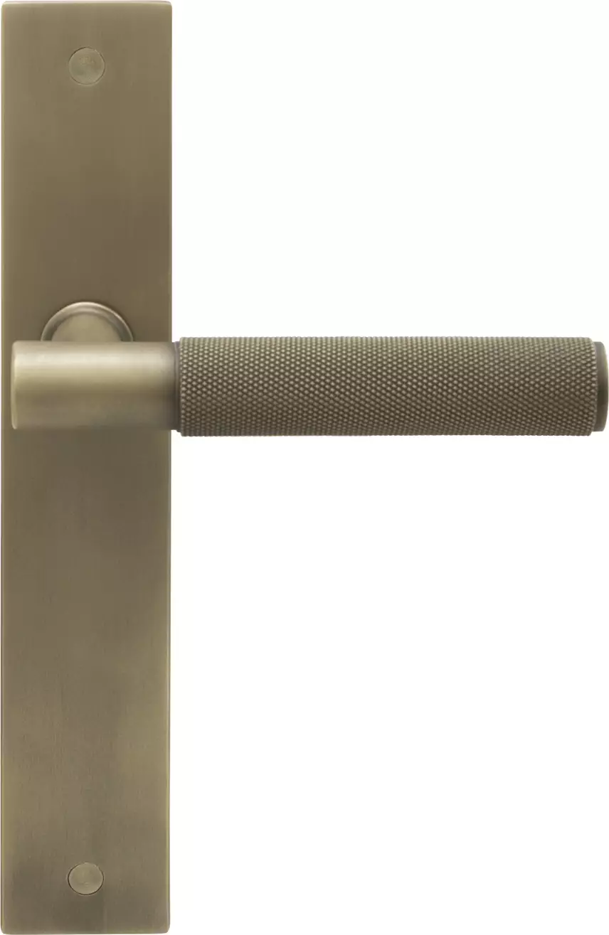 Verge Longplate Dummy Lever LH - Diamond Knurl - RB