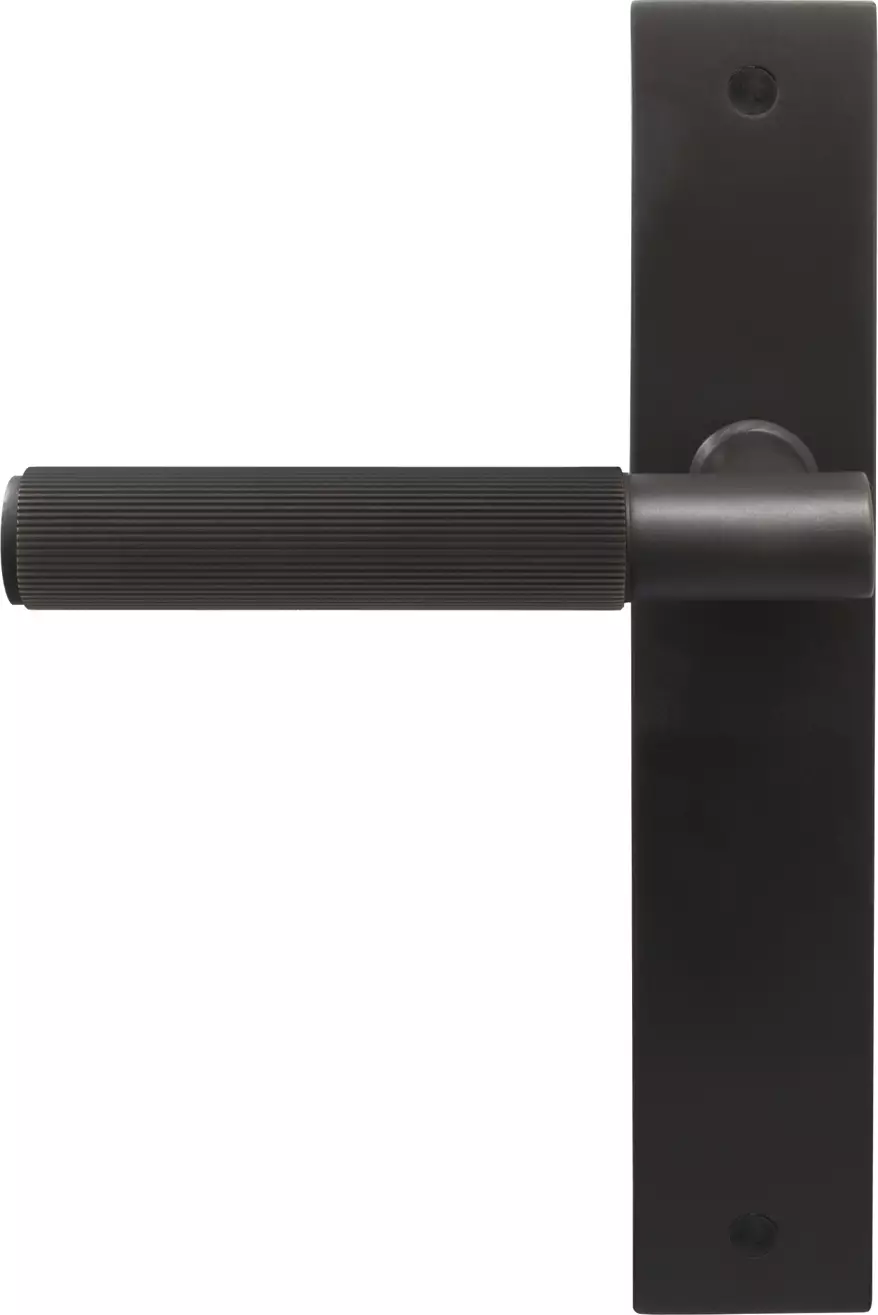 Verge Longplate Dummy Lever RH - Linear Knurl - DRB