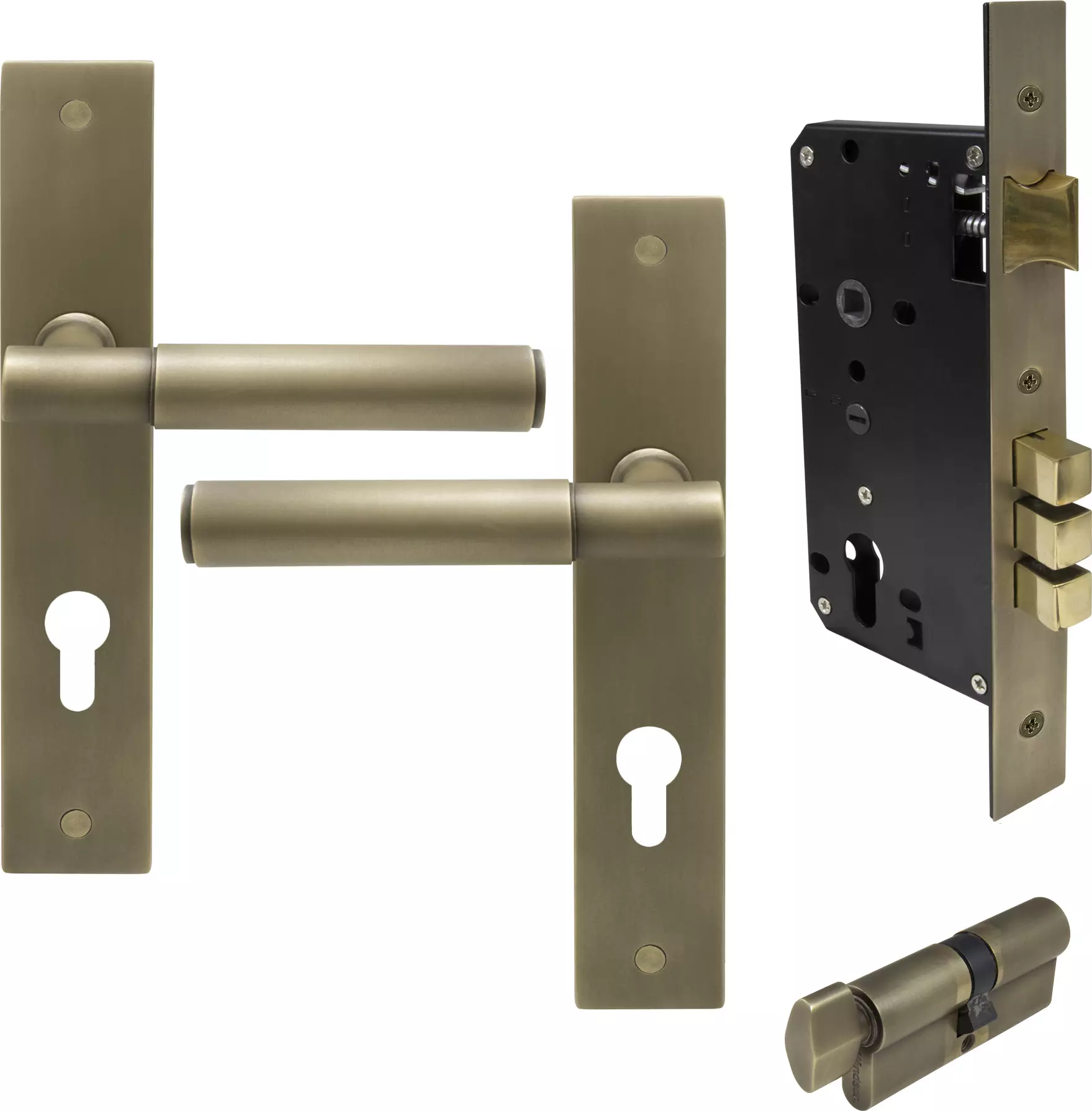 Verge Longplate Entrance Set - K/T - Plain - RB