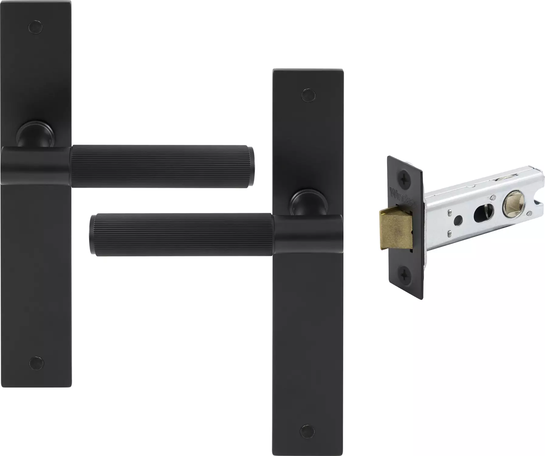 Verge Longplate Passage Set - Linear Knurl - BLK