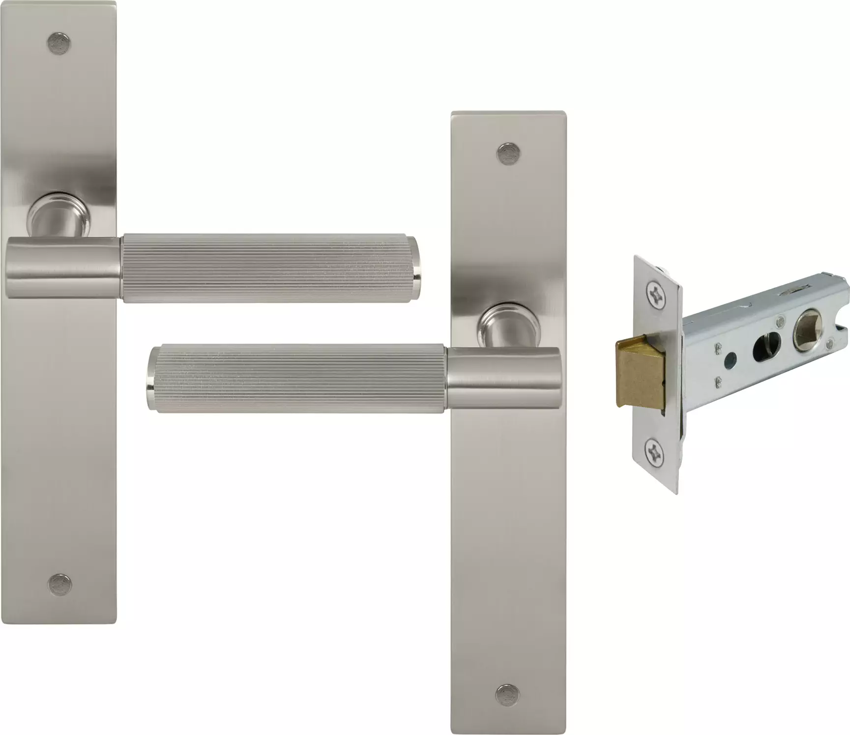 Verge Longplate Passage Set - Linear Knurl - BN