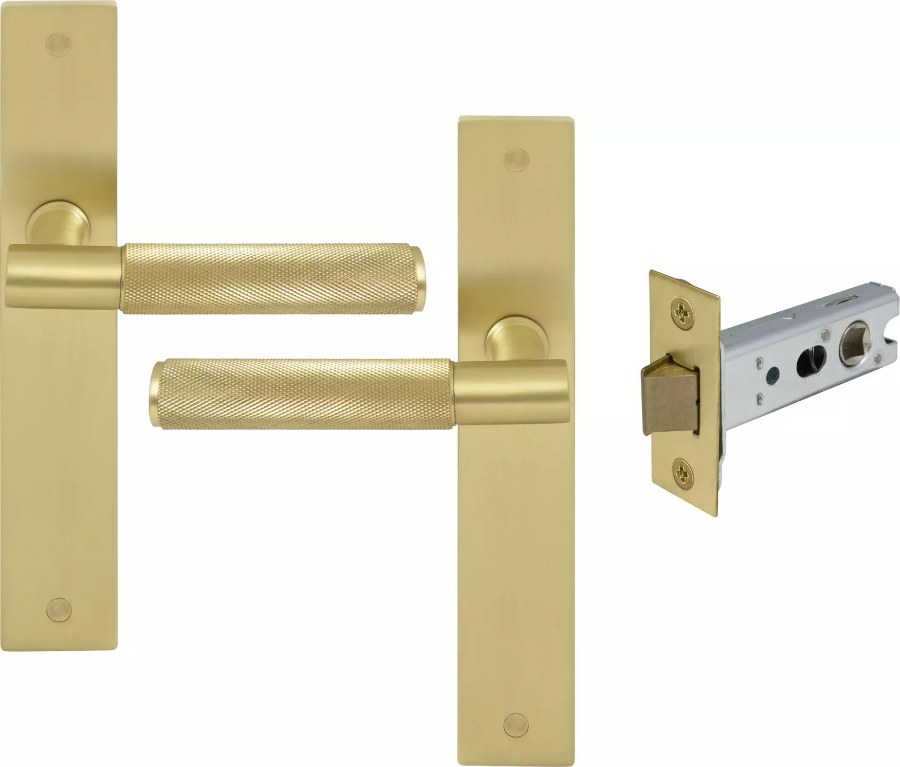 Verge Longplate Passage Set - Diamond Knurl   - MSB