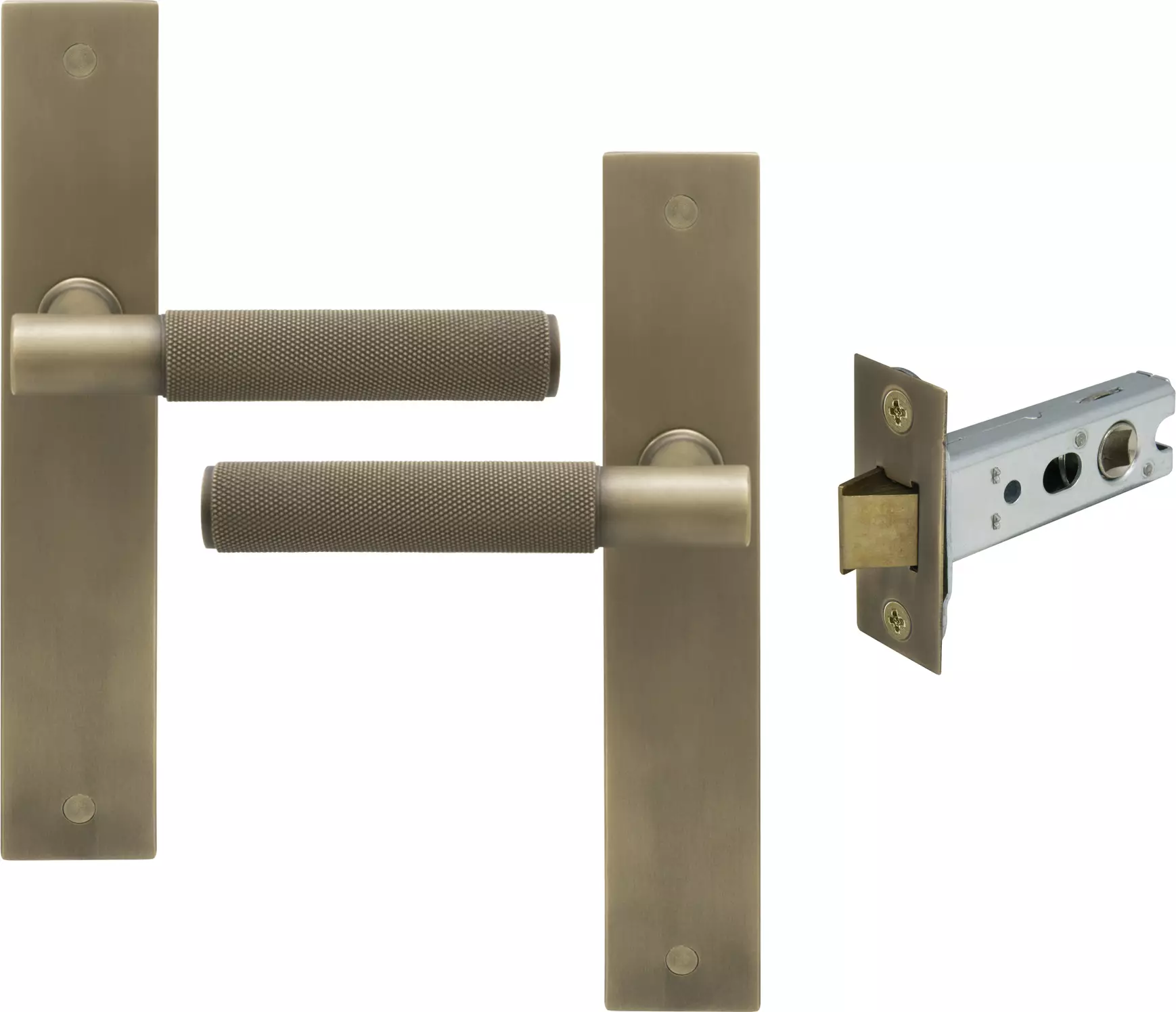 Verge Longplate Passage Set - Diamond Knurl   - RB