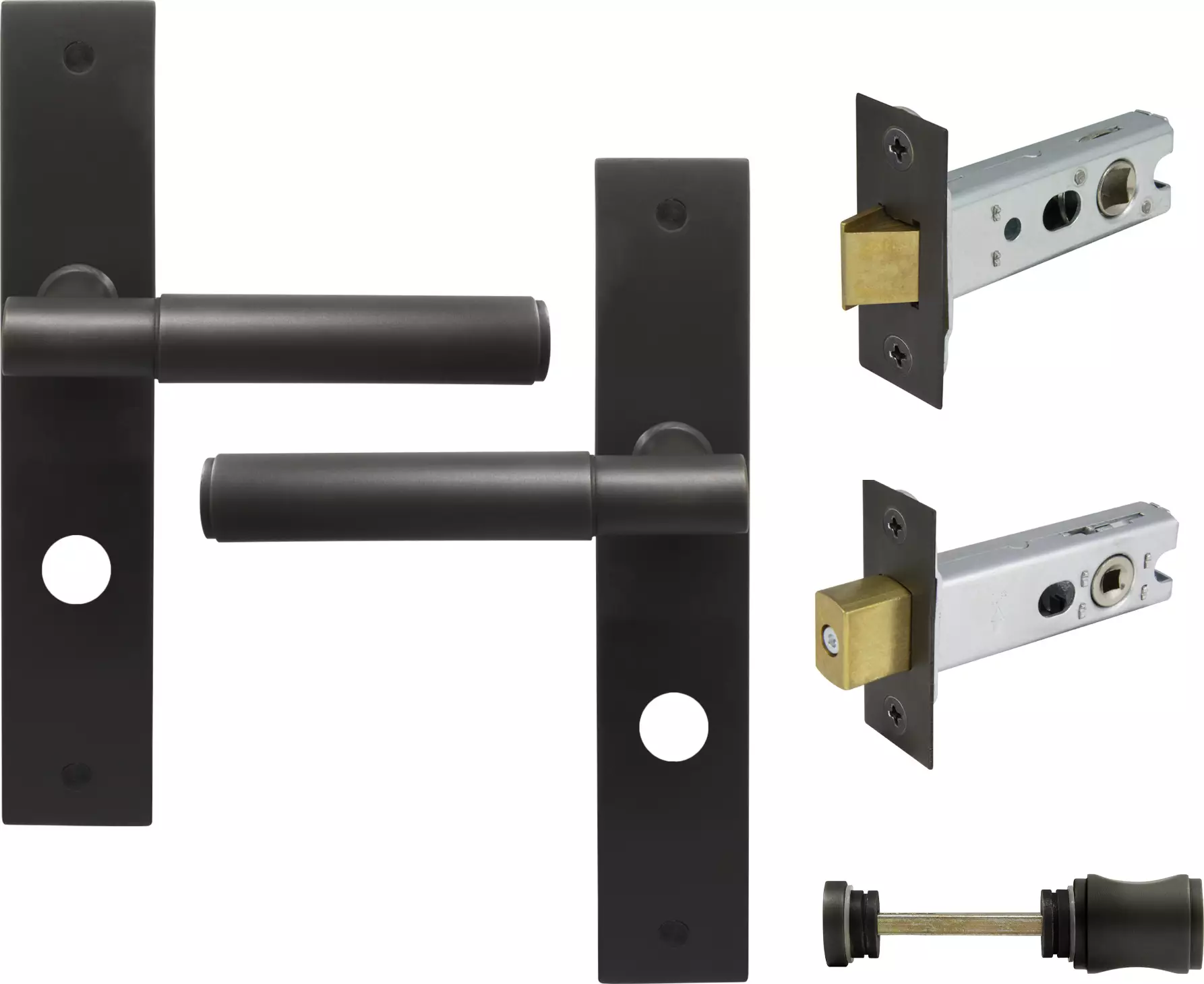 Verge Longplate Privacy Set - Plain - DRB