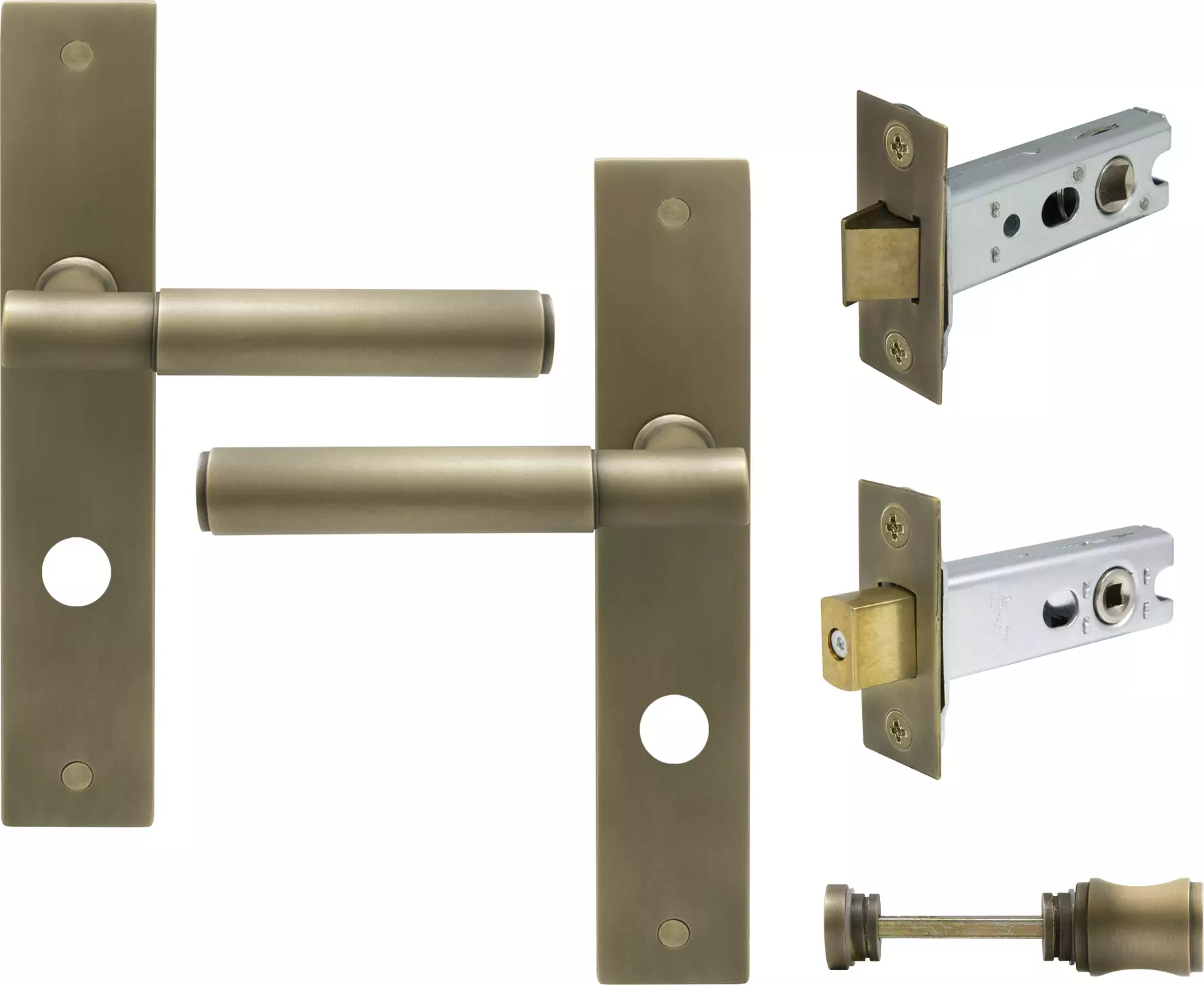 Verge Longplate Privacy Set - Plain - RB