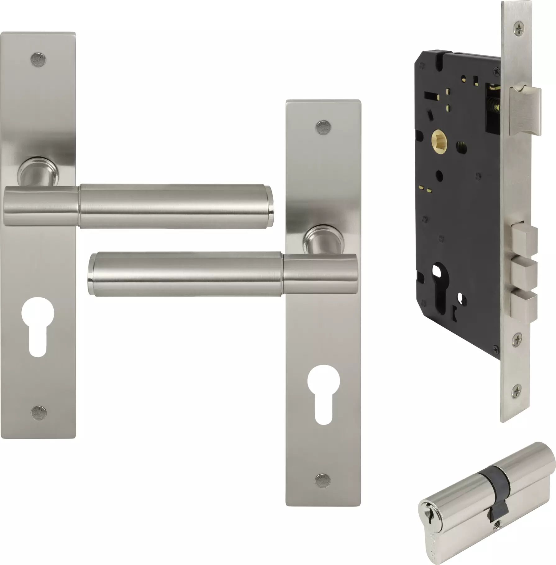 Verge Longplate Entrance Set K/K - Plain - BN