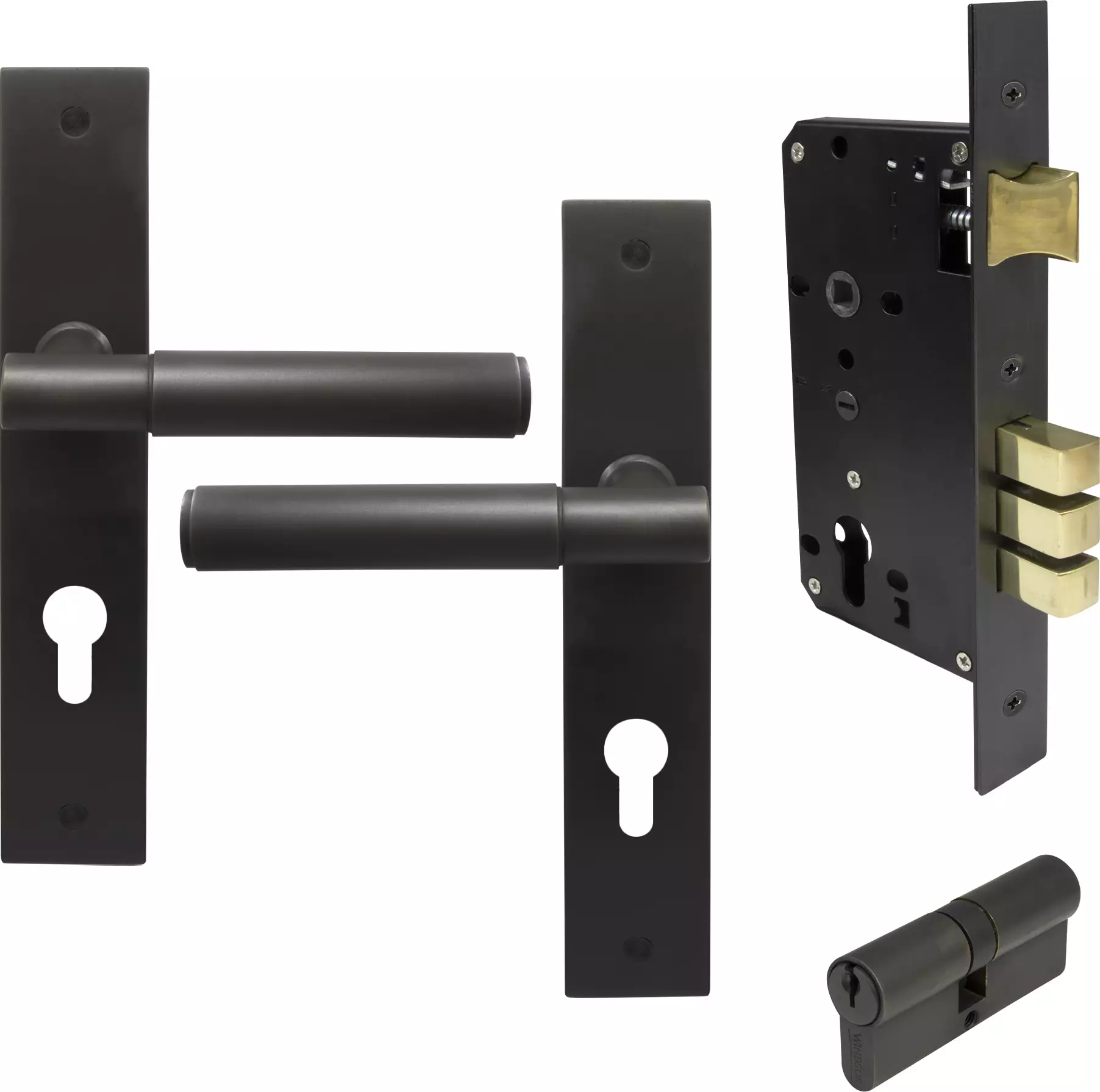 Verge Longplate Entrance Set K/K - Plain - DRB