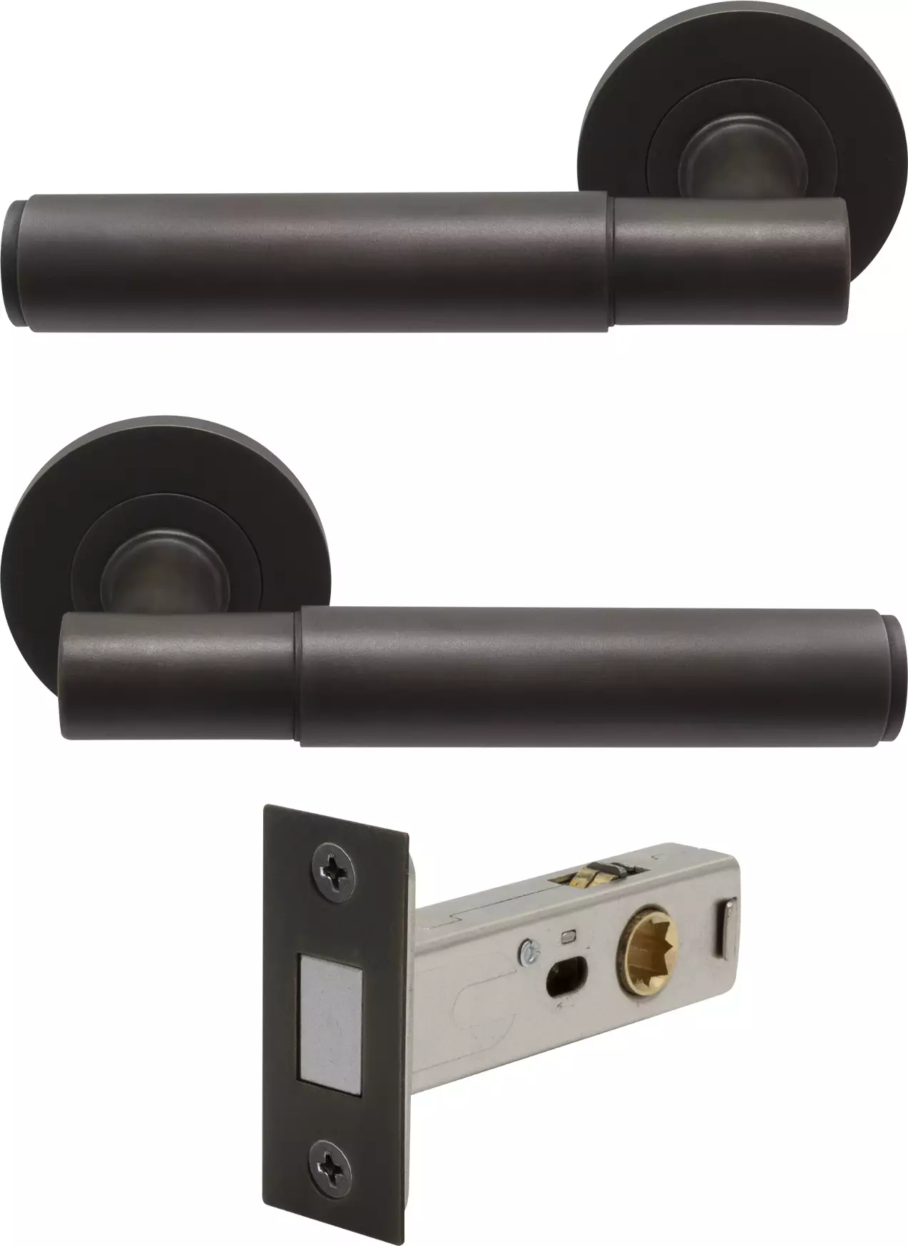 Verge Rose Passage Set - Magn. Latch - Plain - DRB