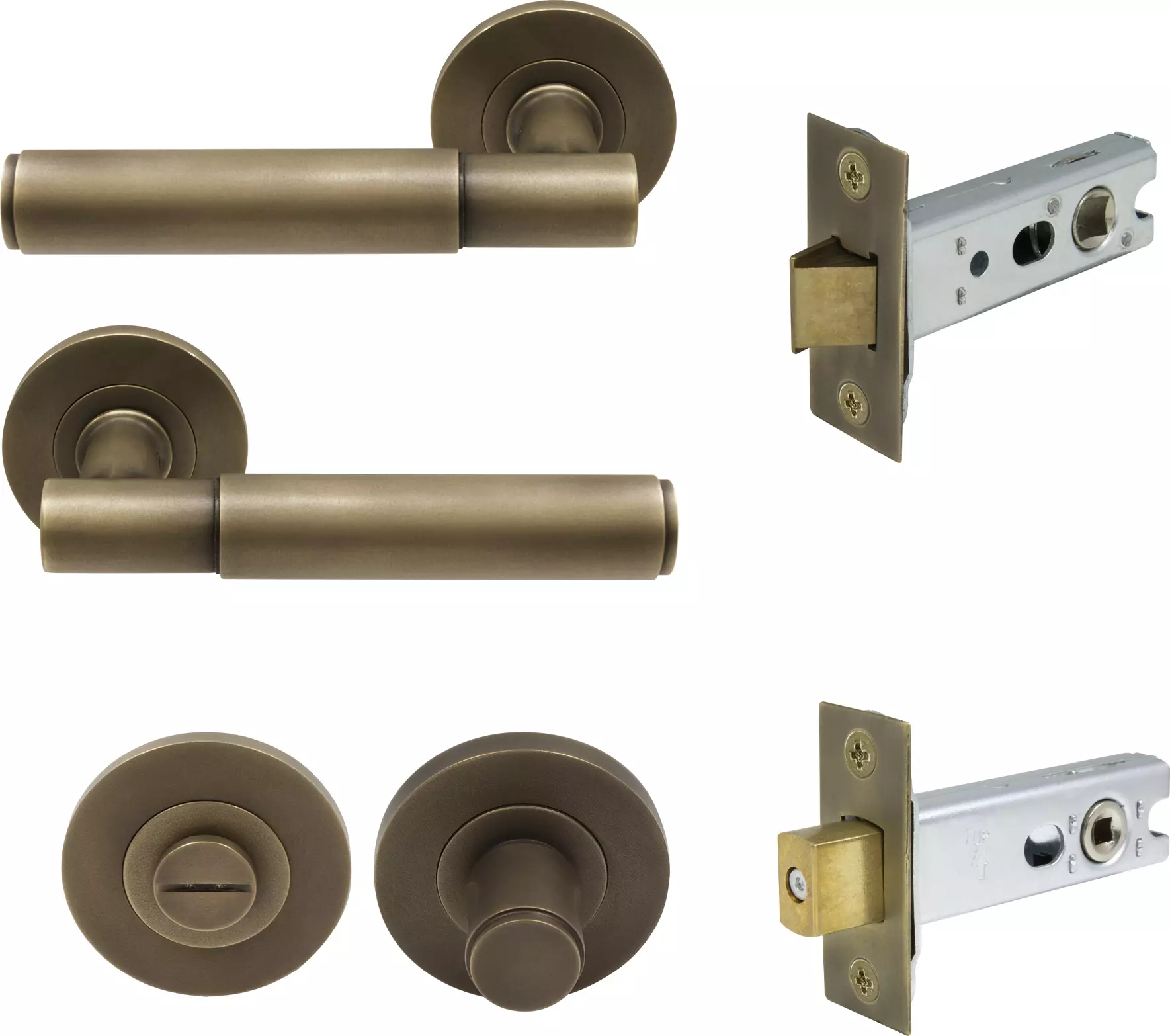 Verge Rnd Rose Privacy Set - Plain - RB