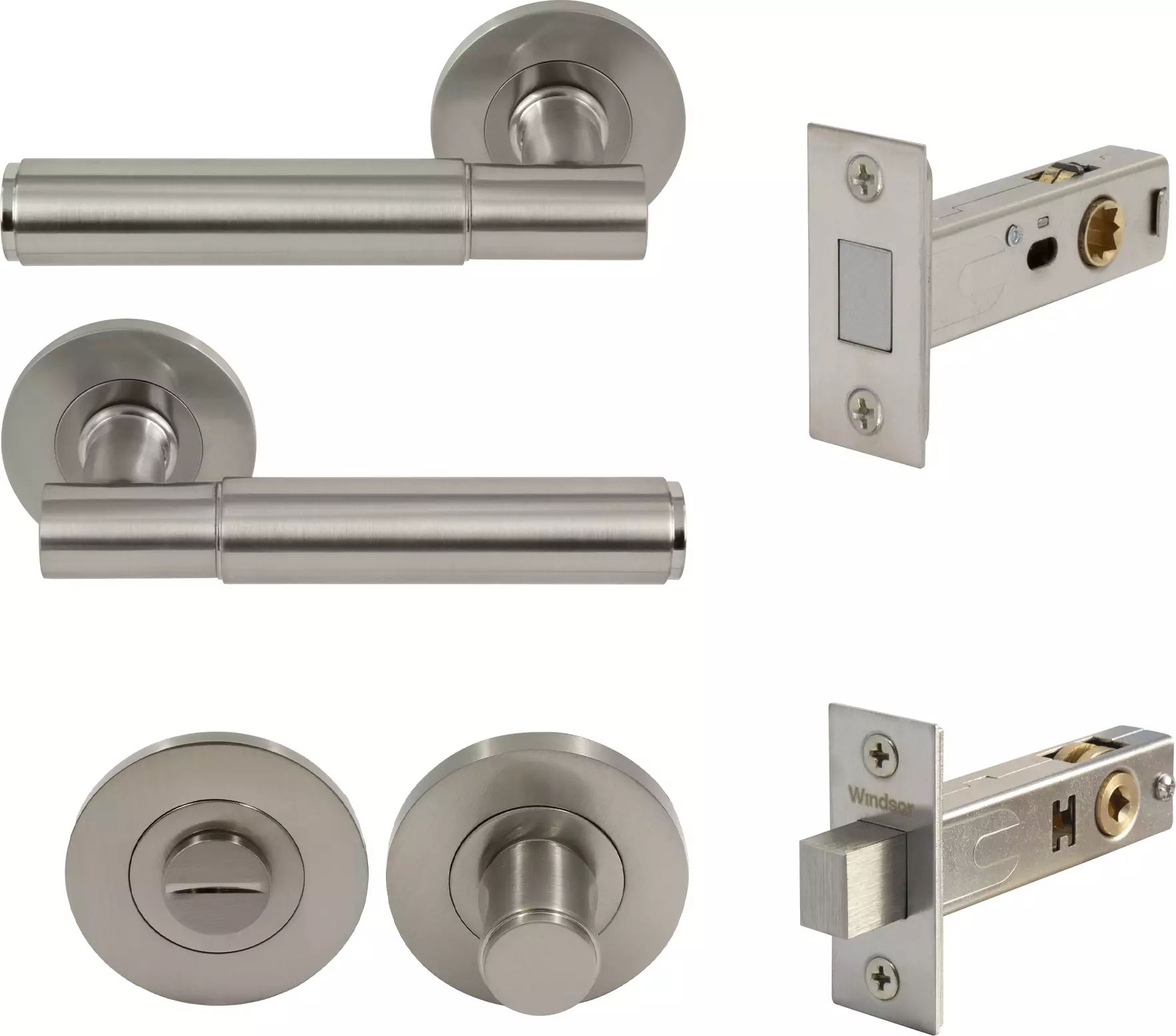 Verge Rose Privacy Set - Magn. Latch - Plain - BN