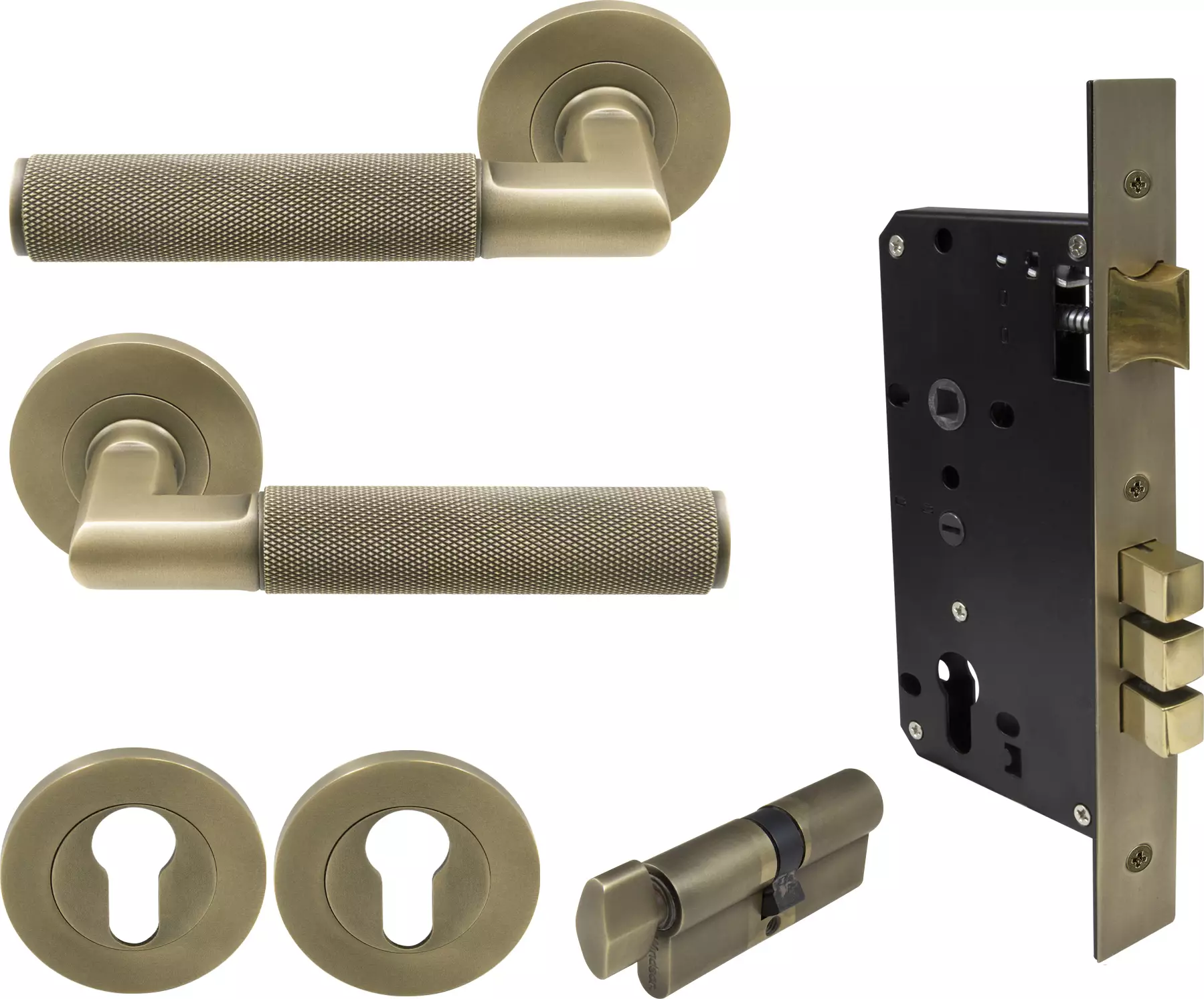 Lumina Rose Entrance Set - K/T - Diamond Knurl   - RB