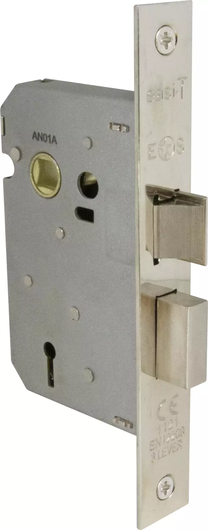 Three Lever Mortice Lock - 45mm B/Set - CP