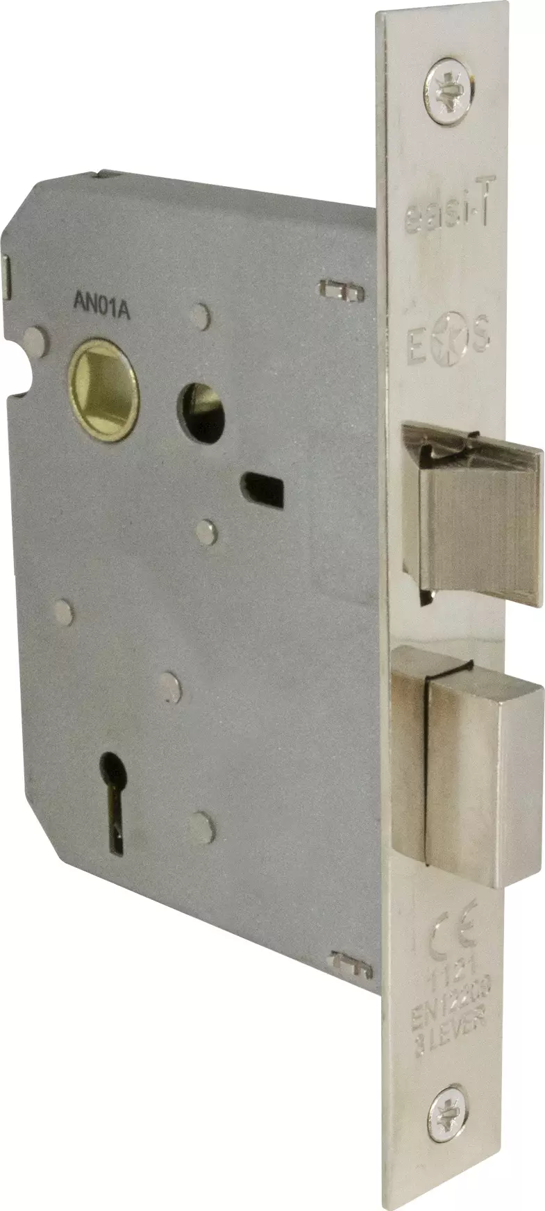 Three Lever Mortice Lock - 57mm B/Set - CP