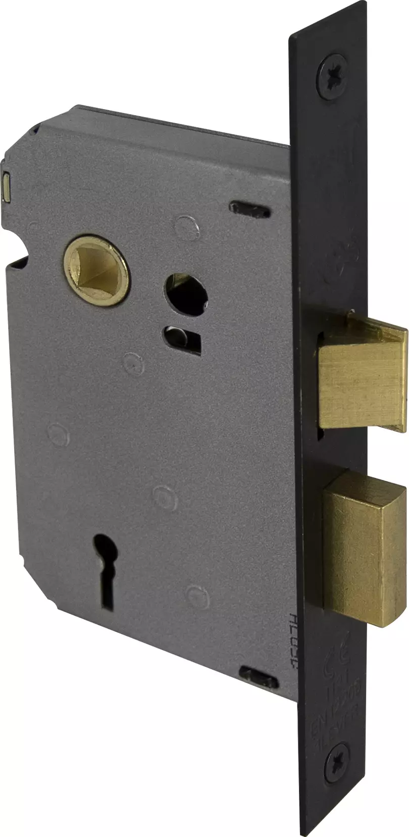 Three Lever Mortice Lock - 45mm B/Set - BLK