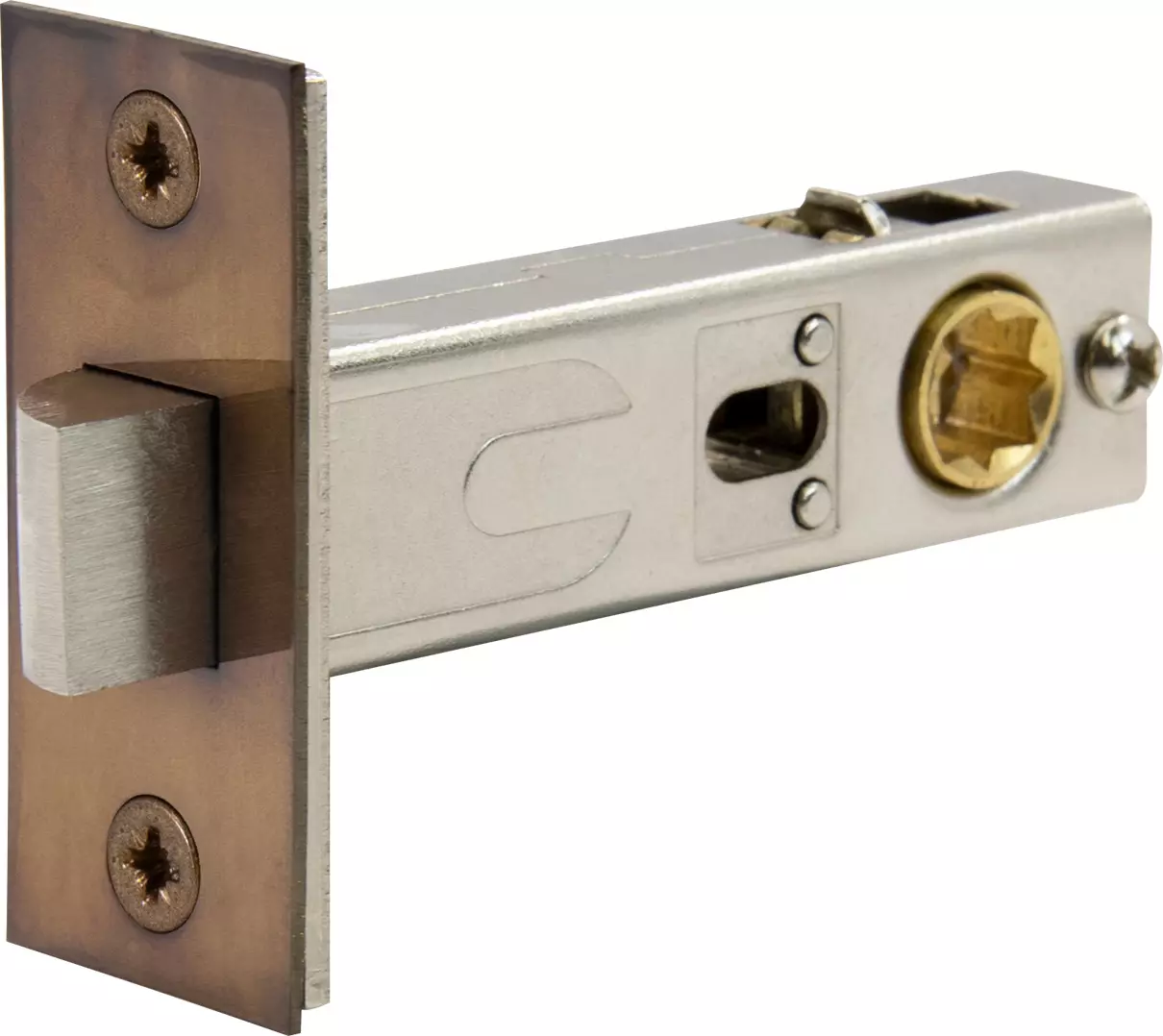 Tubular Latch & Strike Box - 60mm - AB