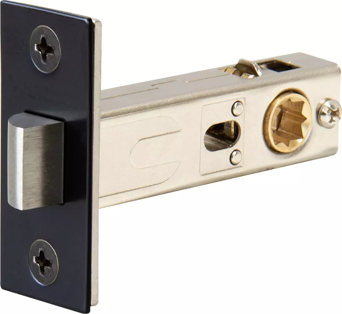Tubular Latch & Strike Box - 60mm - BLK