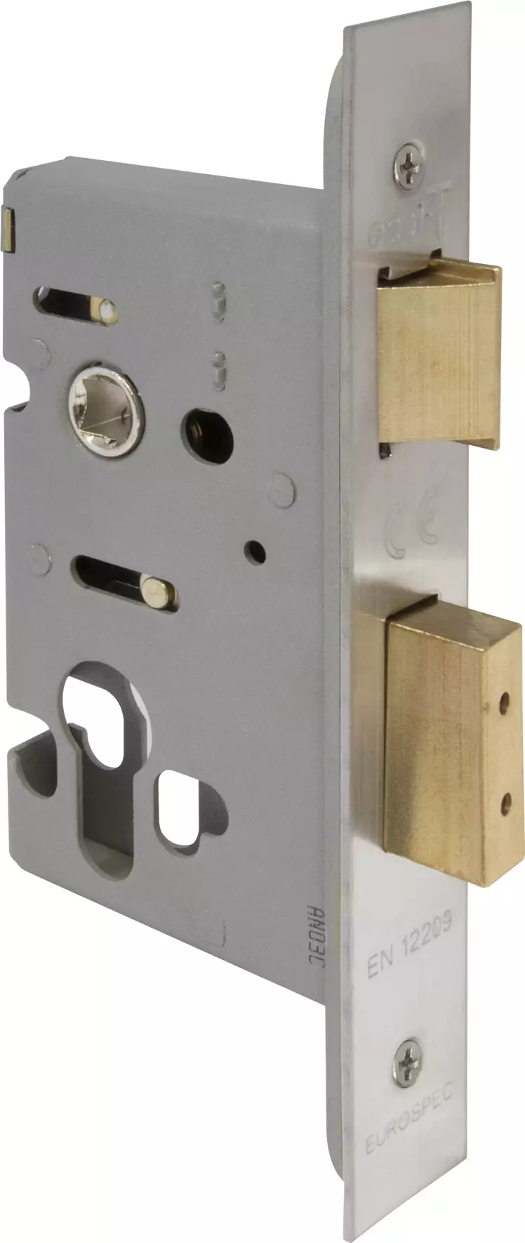 48mm Euro Mortice Lock - 45mm Backset - PC