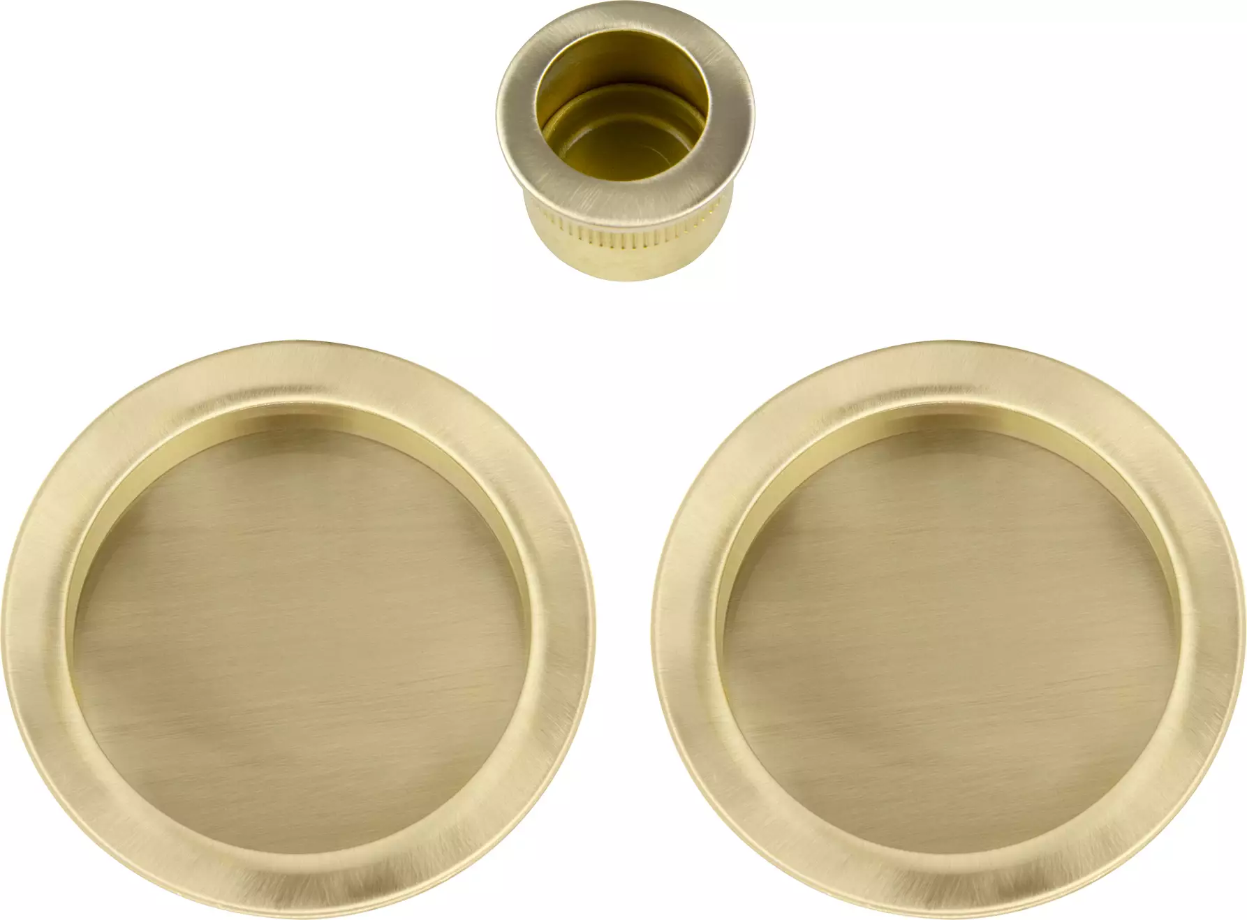 Round Flushpull Kit - 55mm - USB