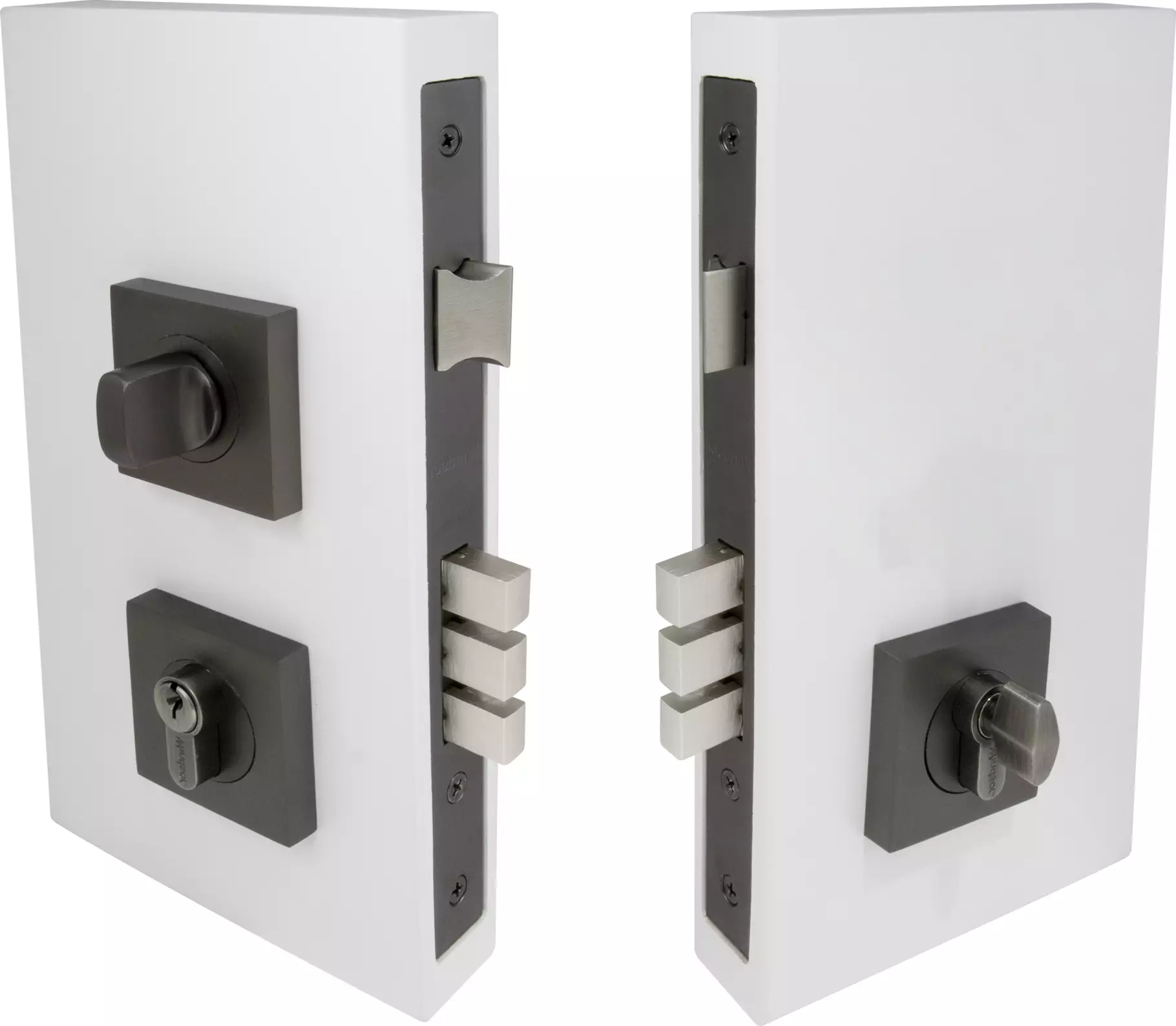 Uni Turn Lock Kit - Square - 60mm B/set